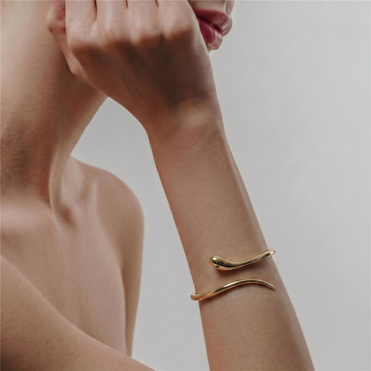 Bracelet finition or jaune 18k - Serphentia