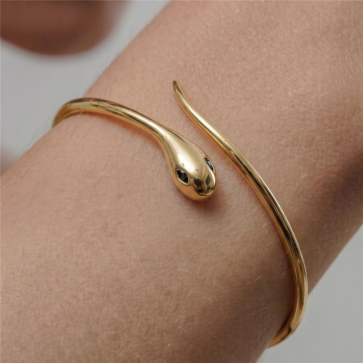 Pulsera acabado oro amarillo 18k - Serphentia