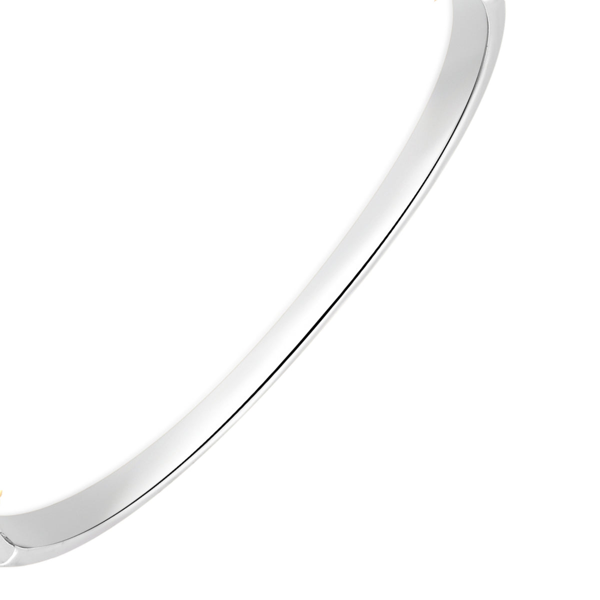 Bracelet en zircone scintillante, finition rhodiée et or jaune 18 carats - Saurix