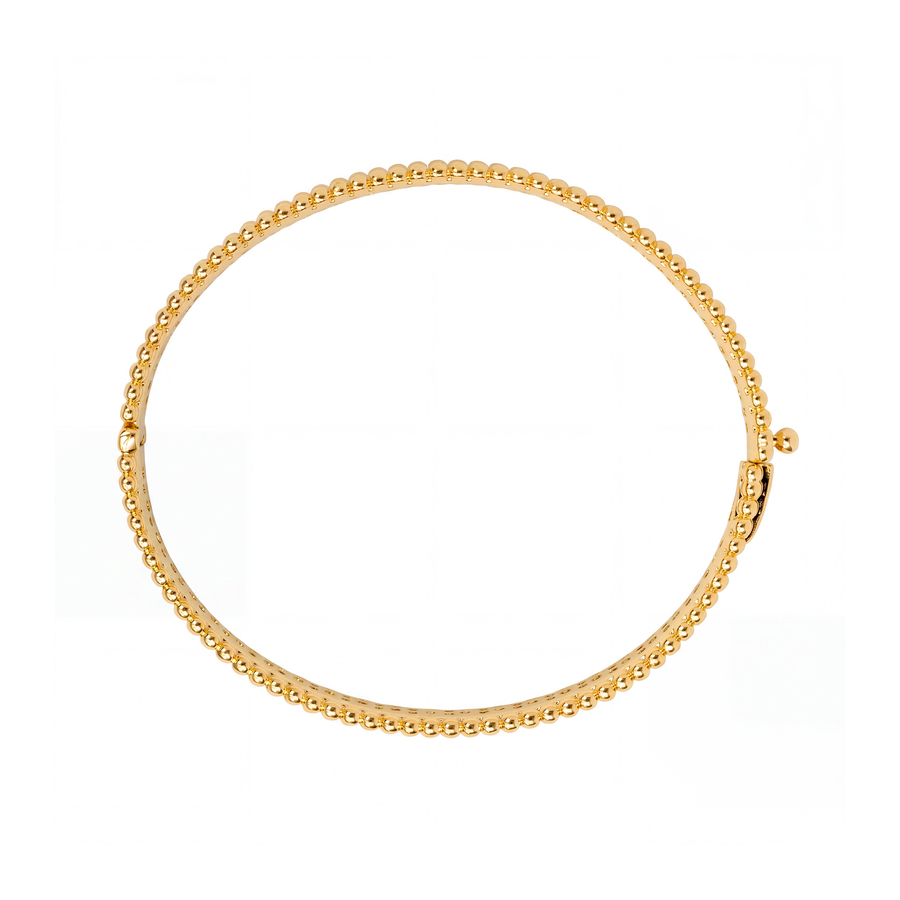 Pulsera de Circonita Brillante acabado en oro amarillo de 18k - Hissalde