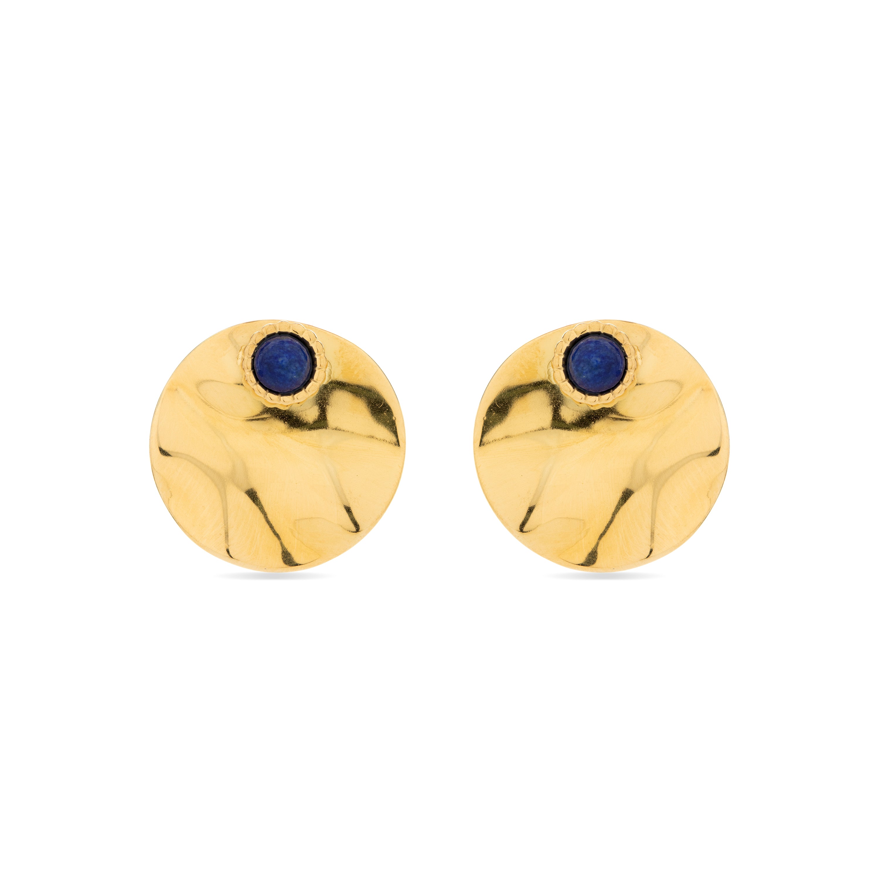 Yumi earrings with 18k gold finish