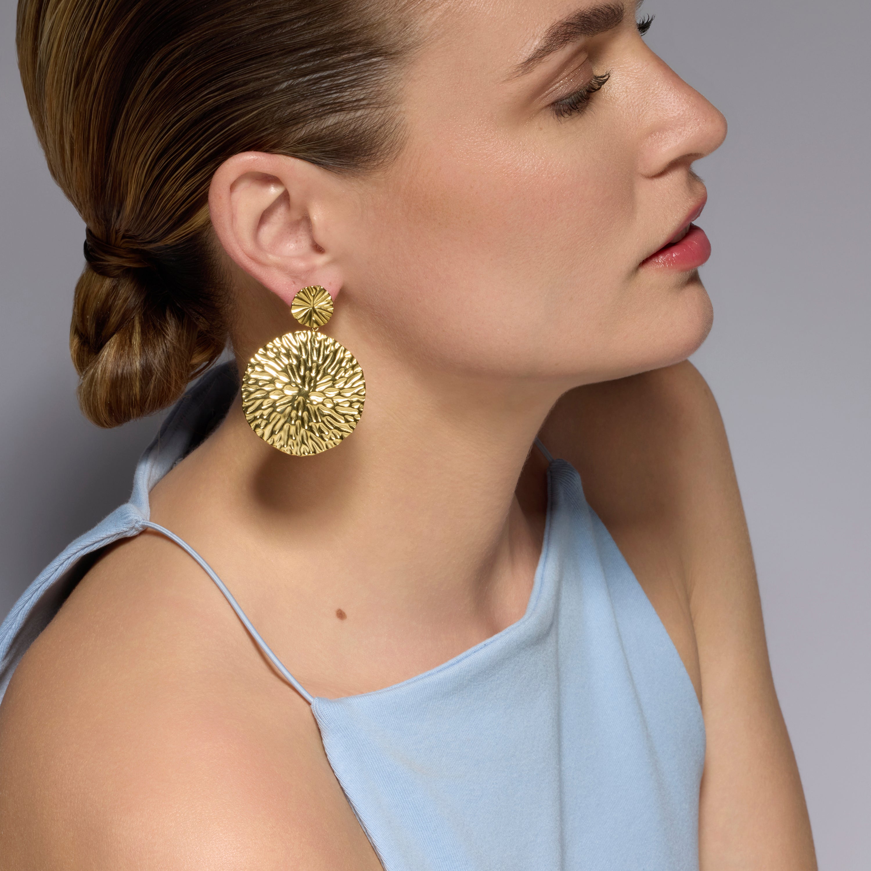 Ohrringe aus 18k Gelbgold - Wiseya