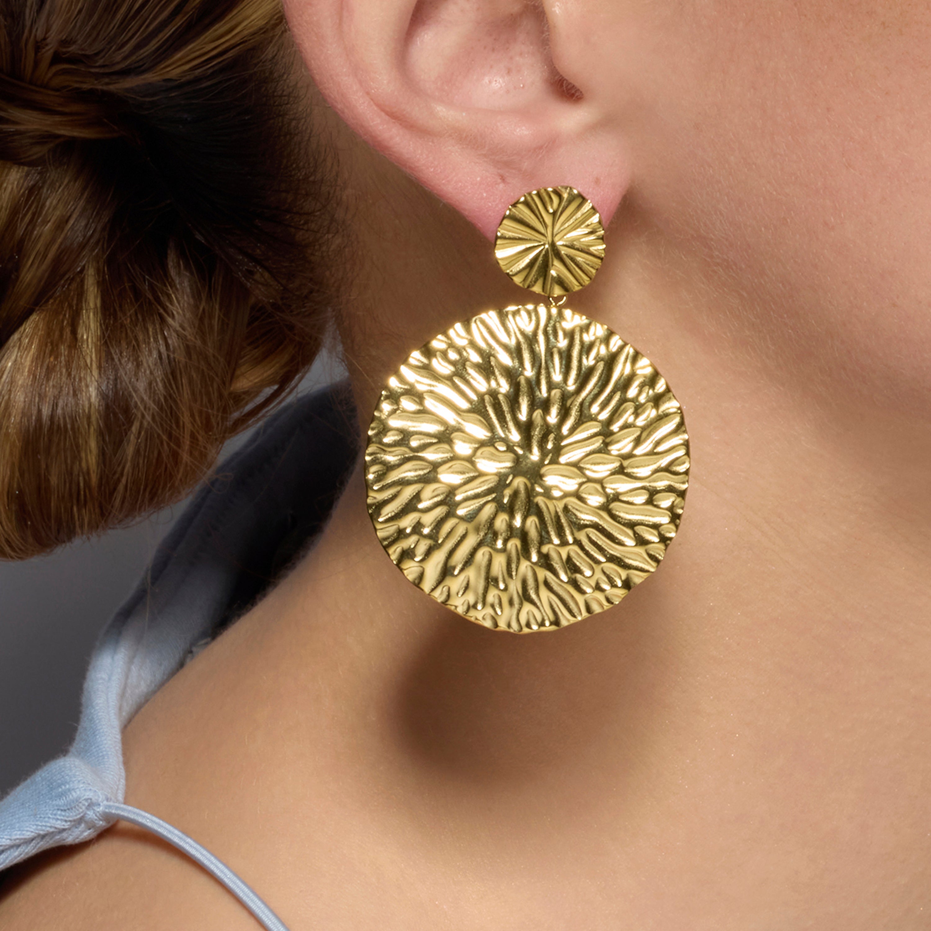 Ohrringe aus 18k Gelbgold - Wiseya
