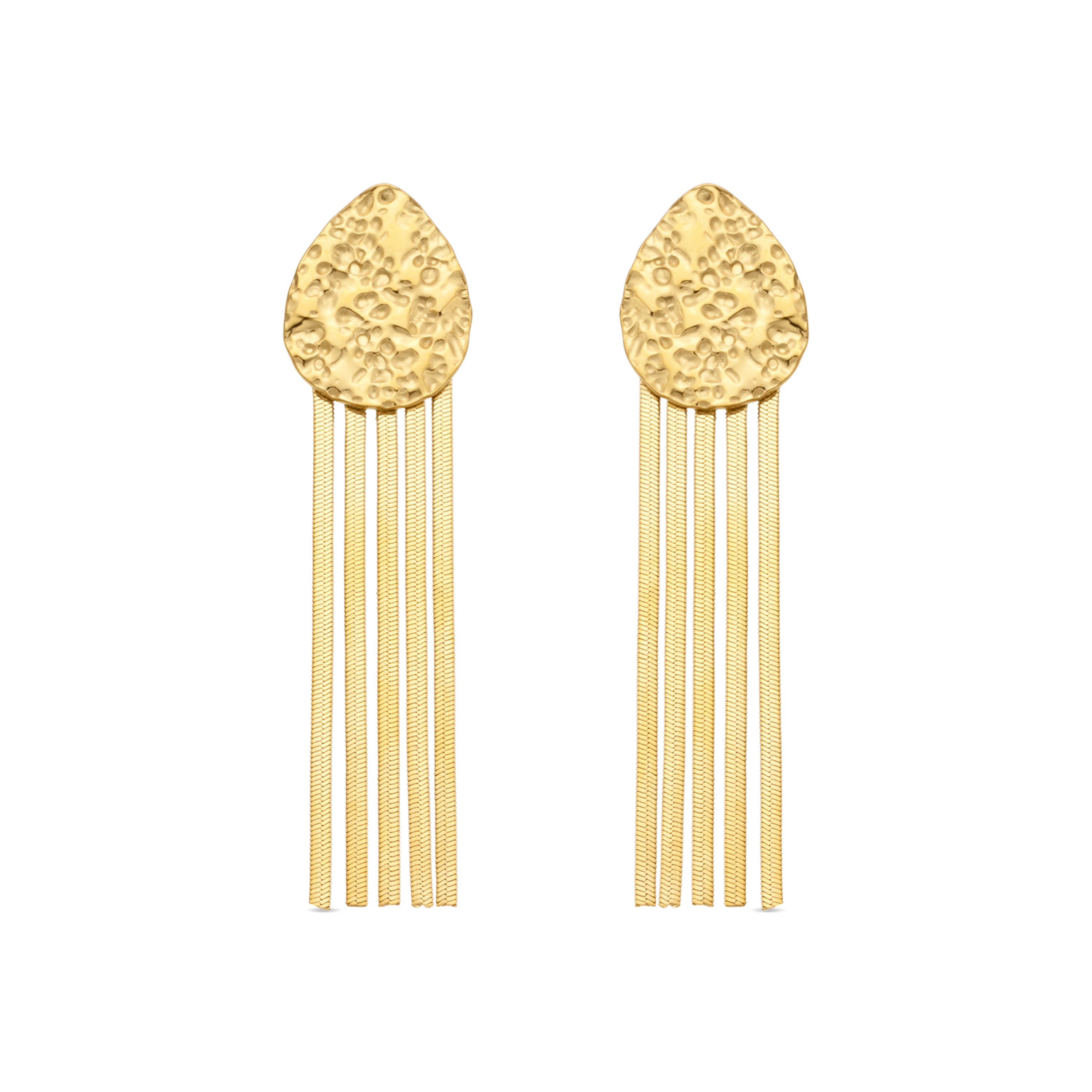 Earrings with 18k yellow gold finish - Belol