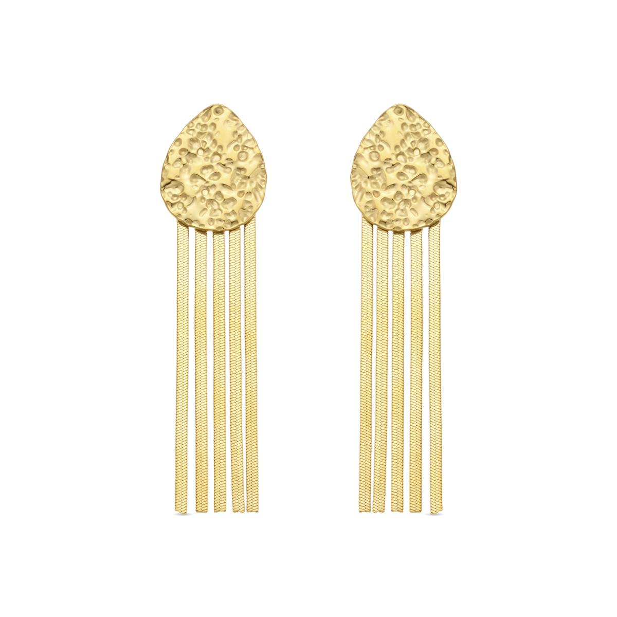 Pendientes acabado en oro amarillo 18k - Belol
