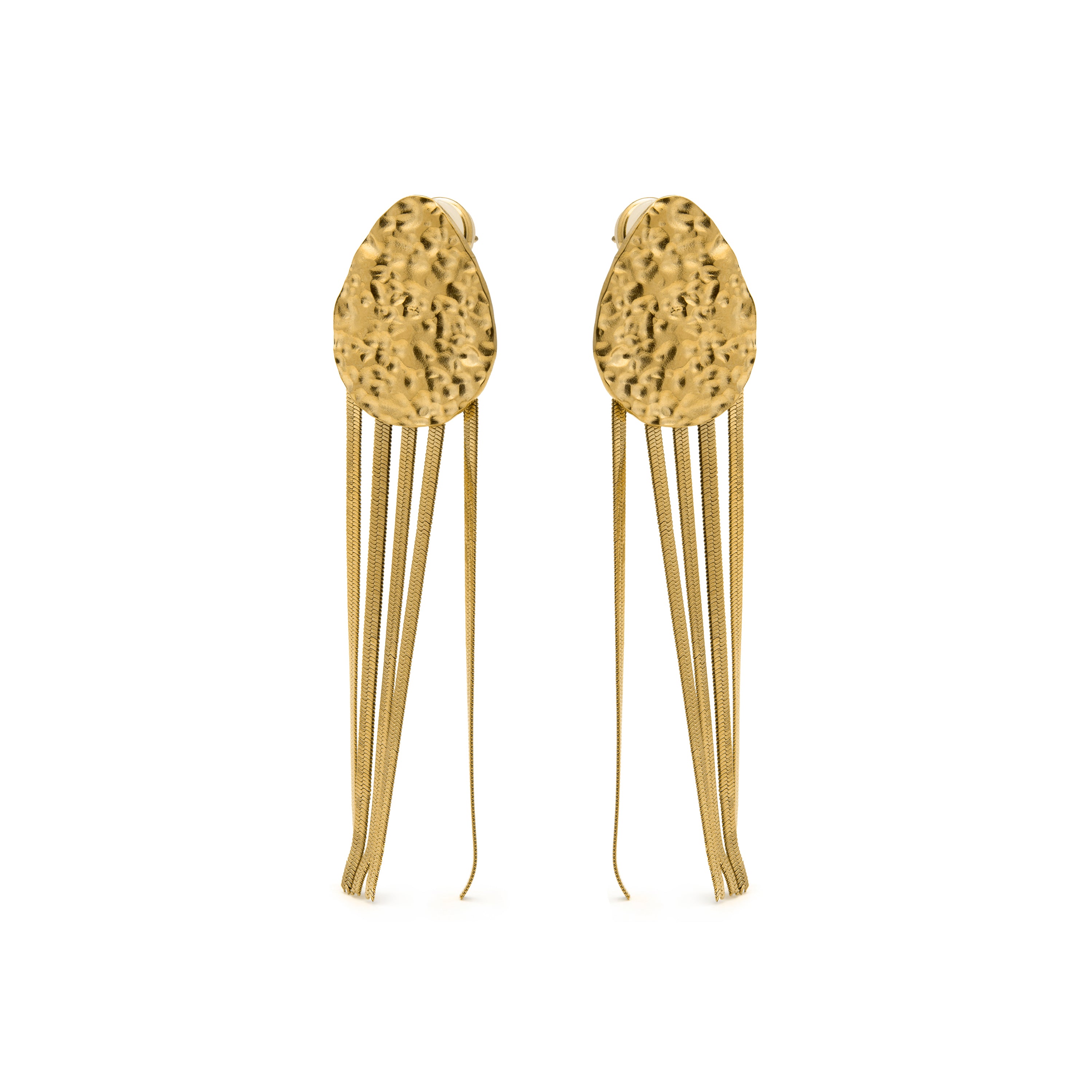 Earrings with 18k yellow gold finish - Belol