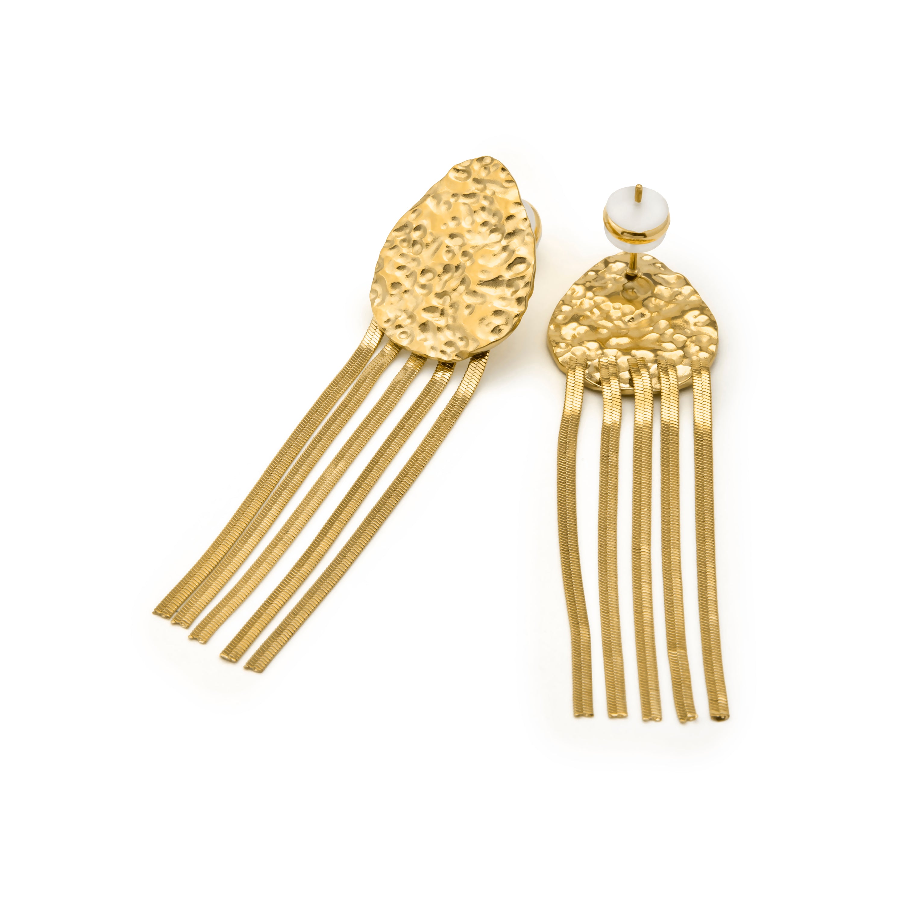 Earrings with 18k yellow gold finish - Belol