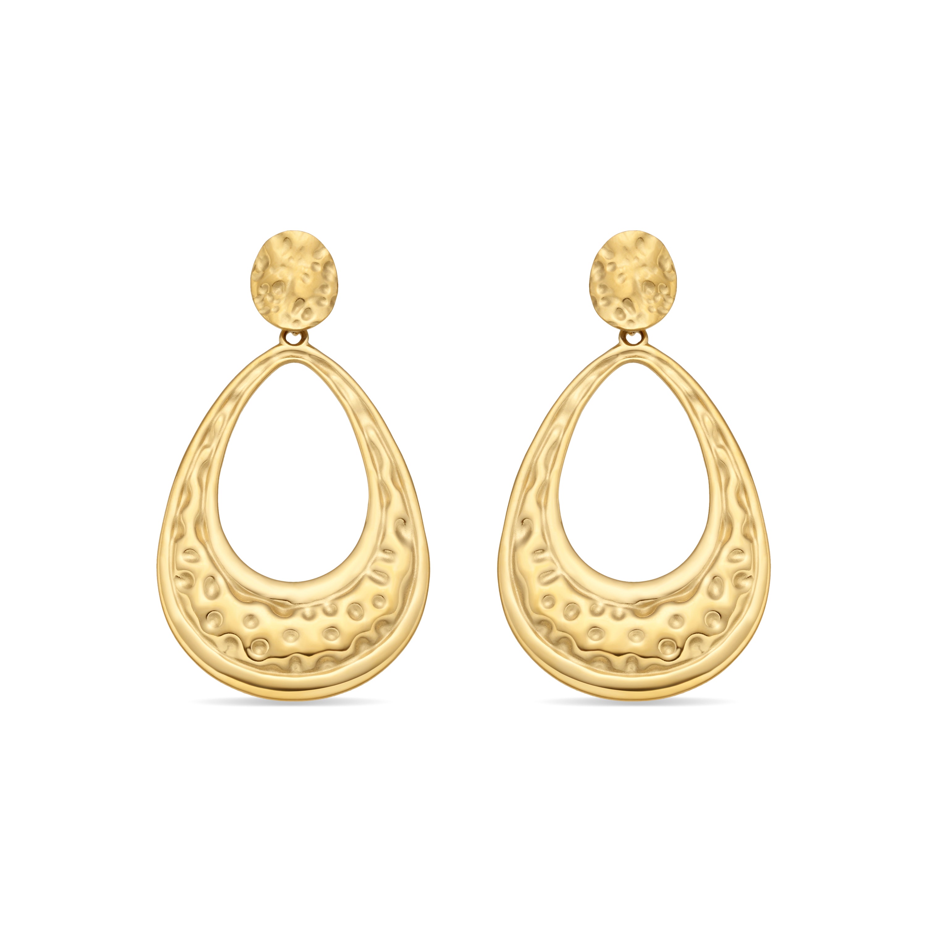 Ohrringe mit 18k Gelbgold-Finish - Mayso