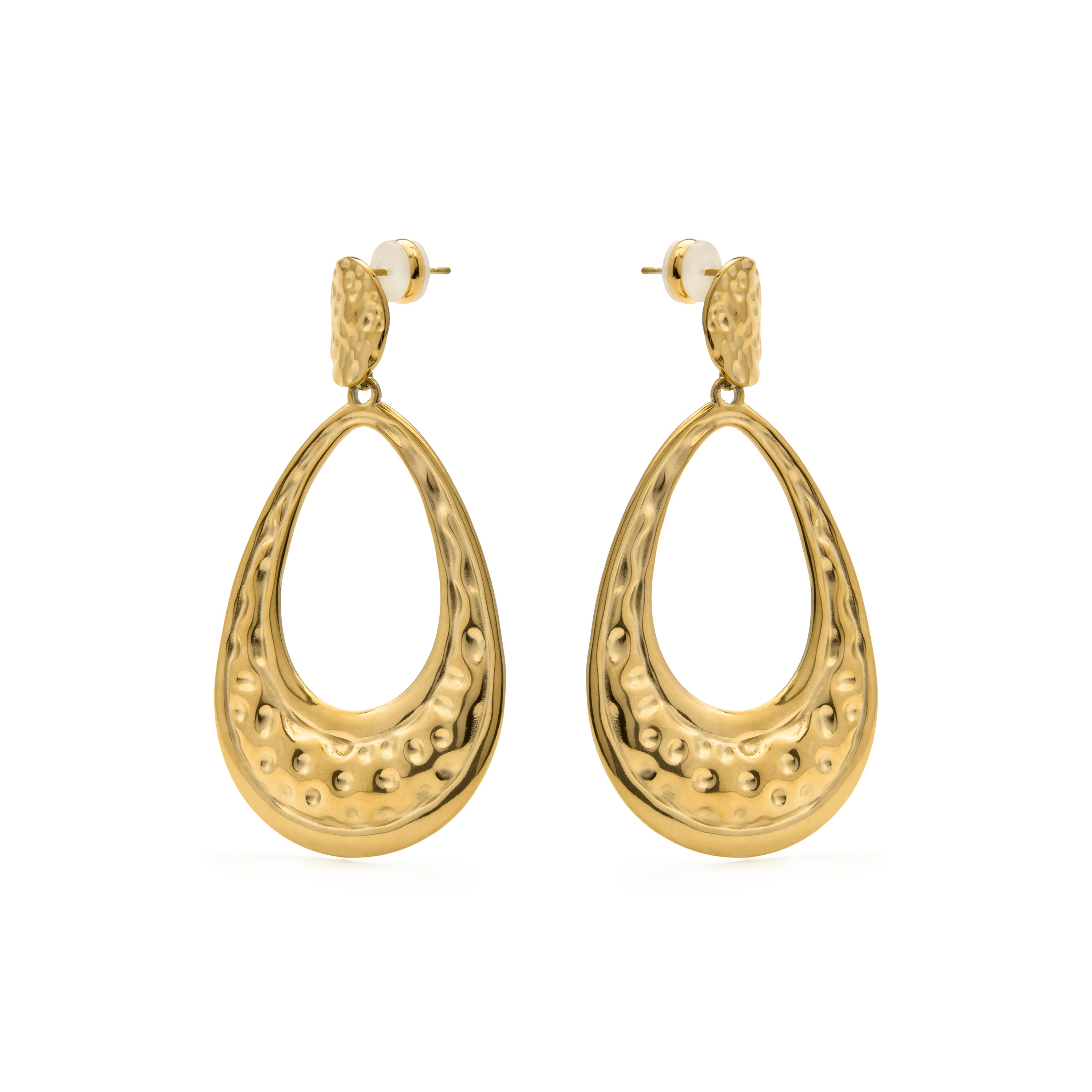 Ohrringe mit 18k Gelbgold-Finish - Mayso