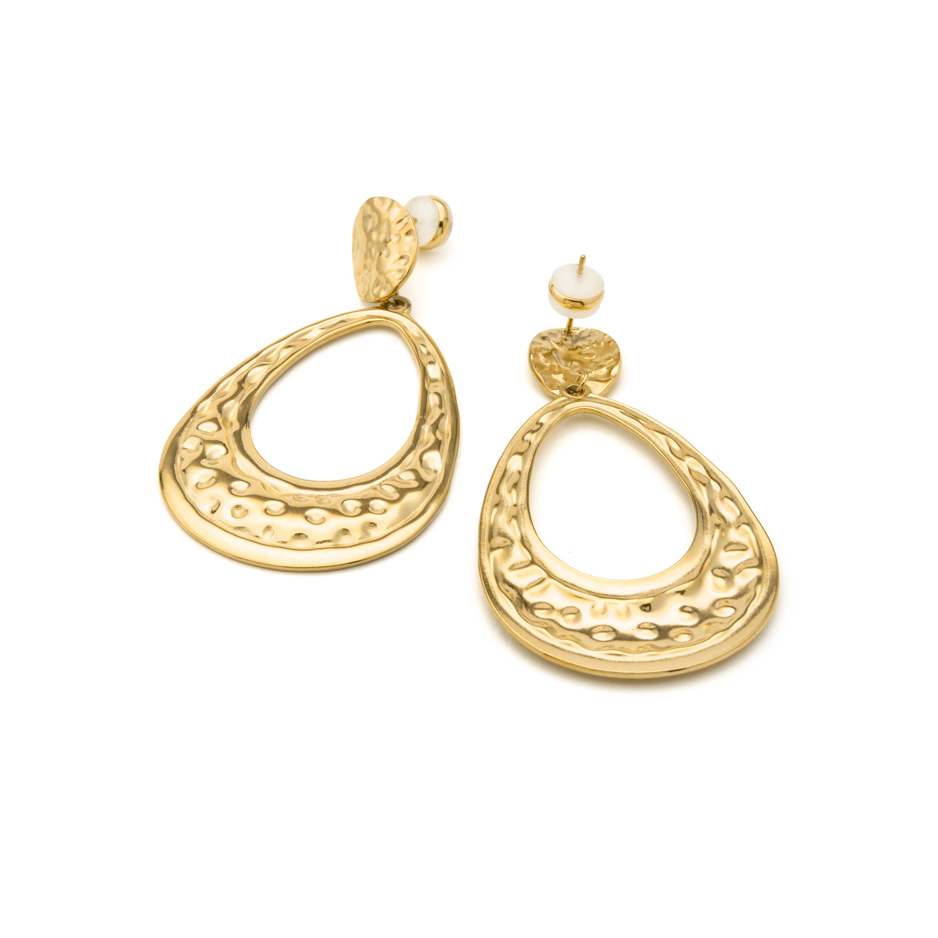 Ohrringe mit 18k Gelbgold-Finish - Mayso