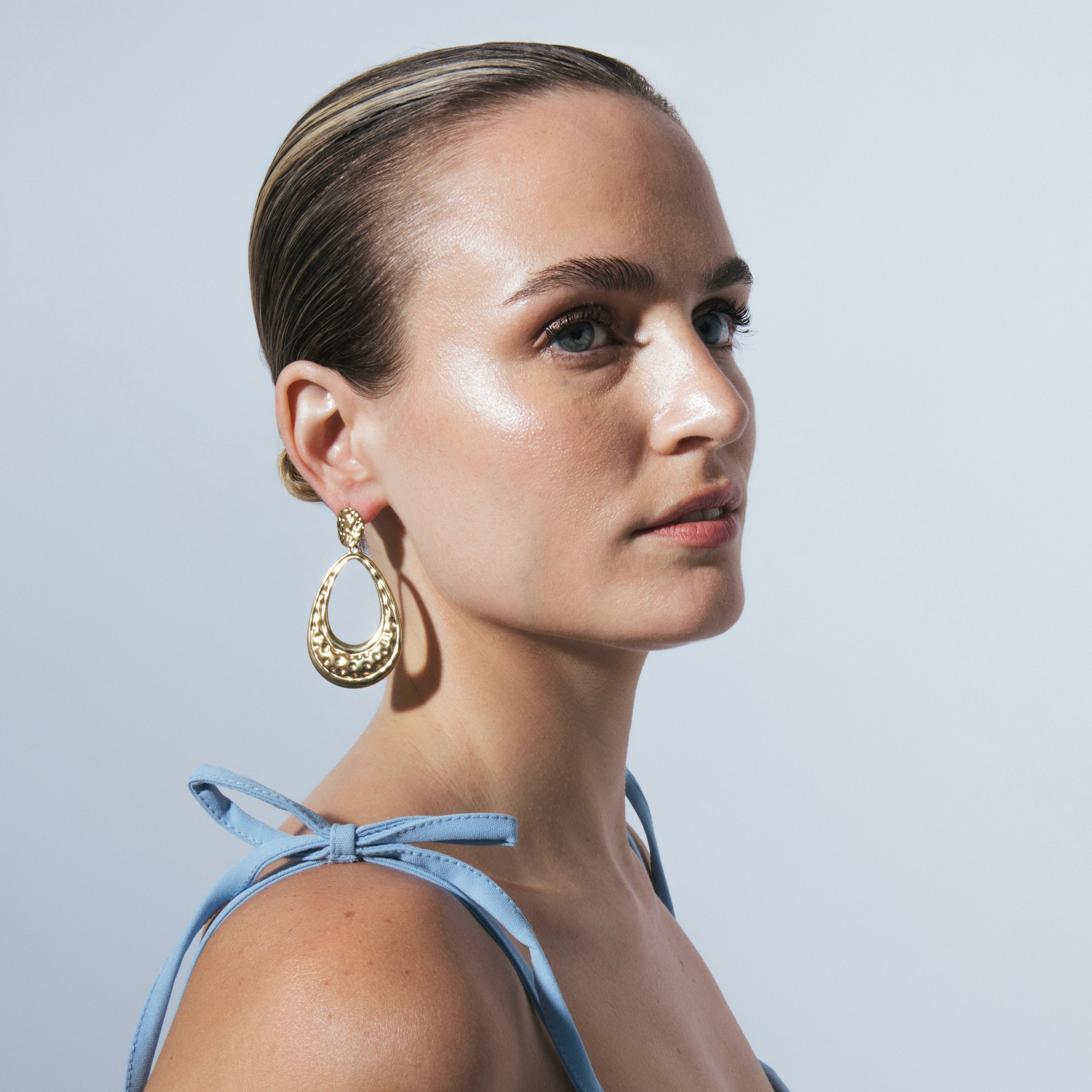 Ohrringe mit 18k Gelbgold-Finish - Mayso