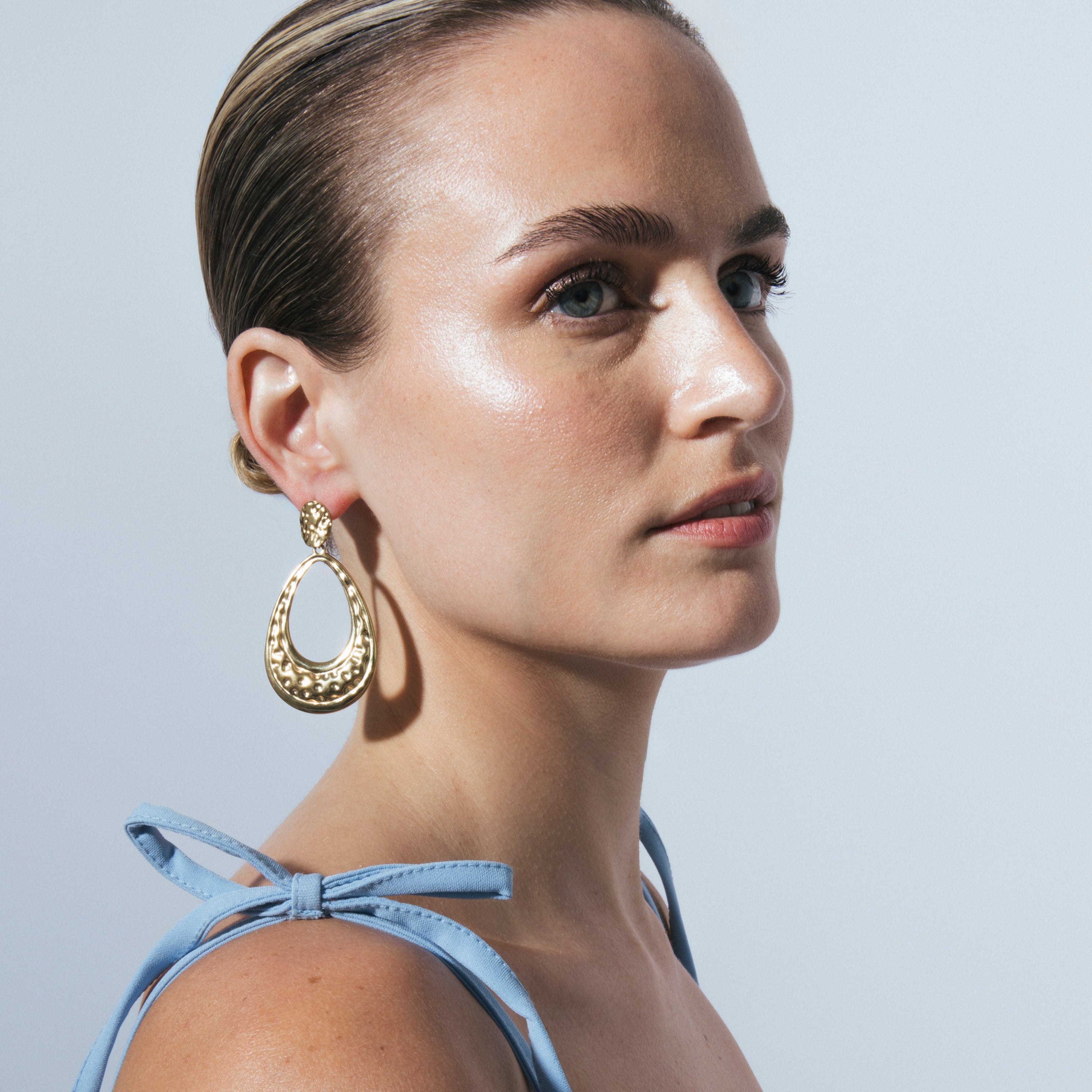 Ohrringe mit 18k Gelbgold-Finish - Mayso