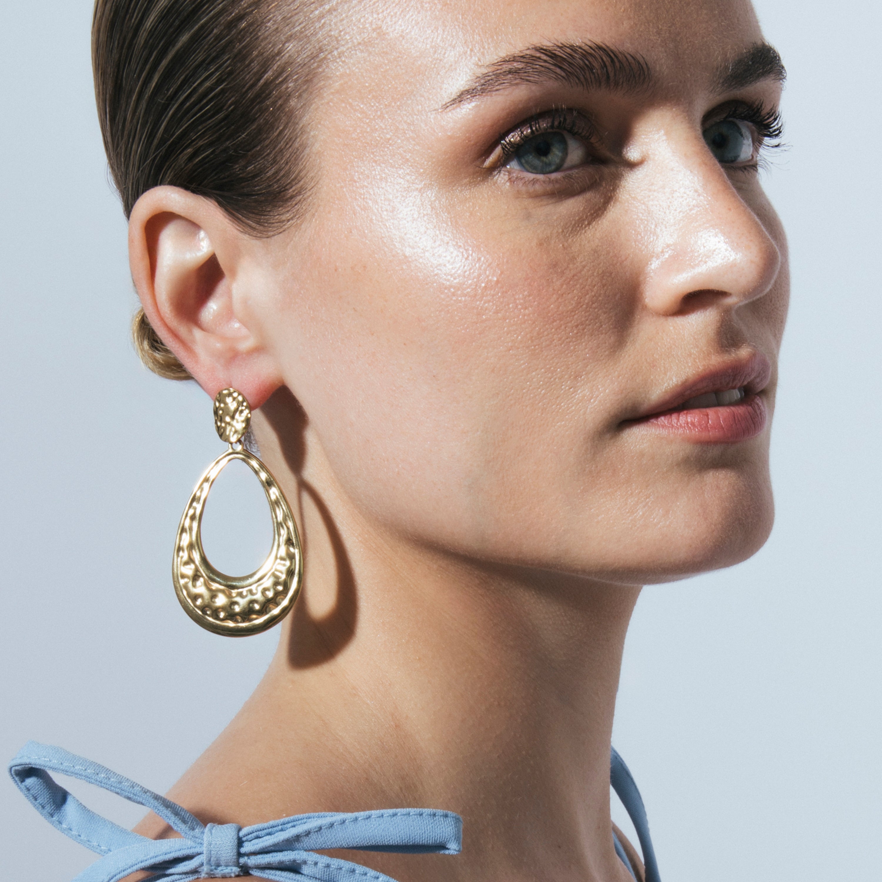 Ohrringe mit 18k Gelbgold-Finish - Mayso