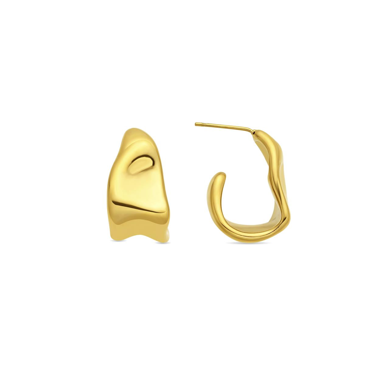 Orecchini con finitura in oro giallo 18k - Rorki