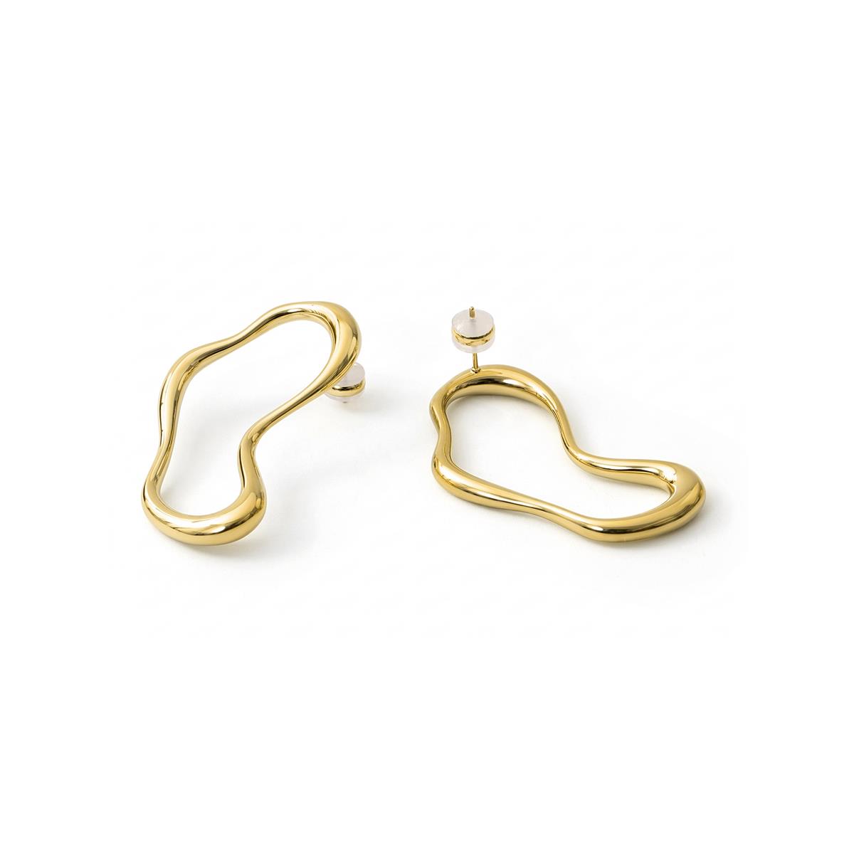 18k Yellow Gold Finish Earrings - Dravor