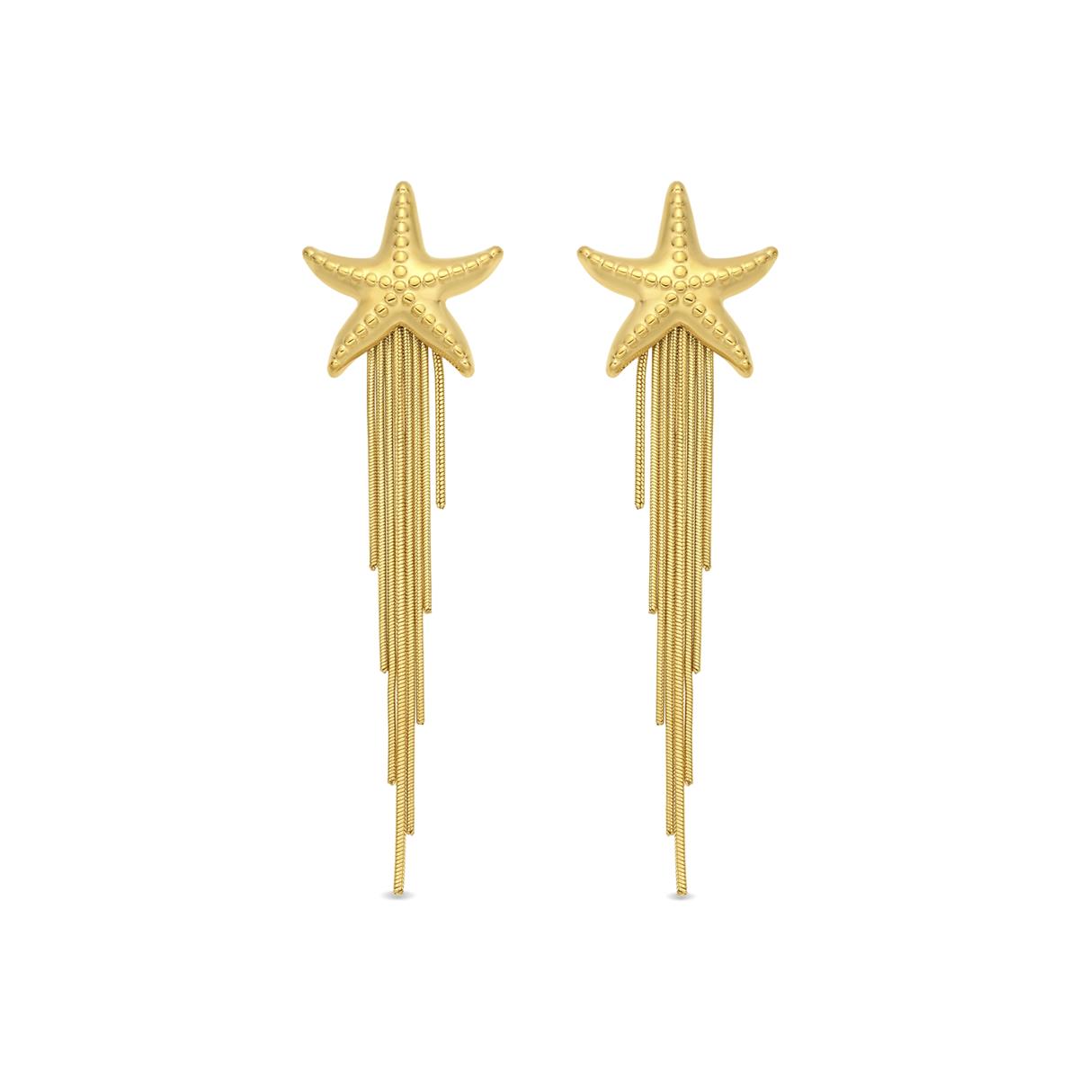 Boucles d'oreilles finition or jaune 18 carats - Indora