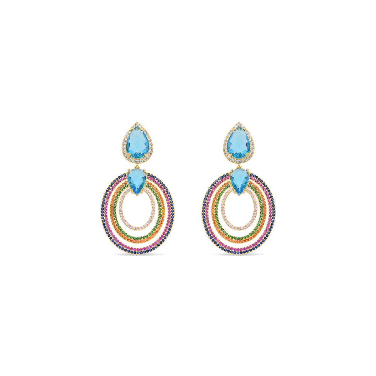 Lihly Ohrringe mit 18k Gelbgold-Finish - Lihly