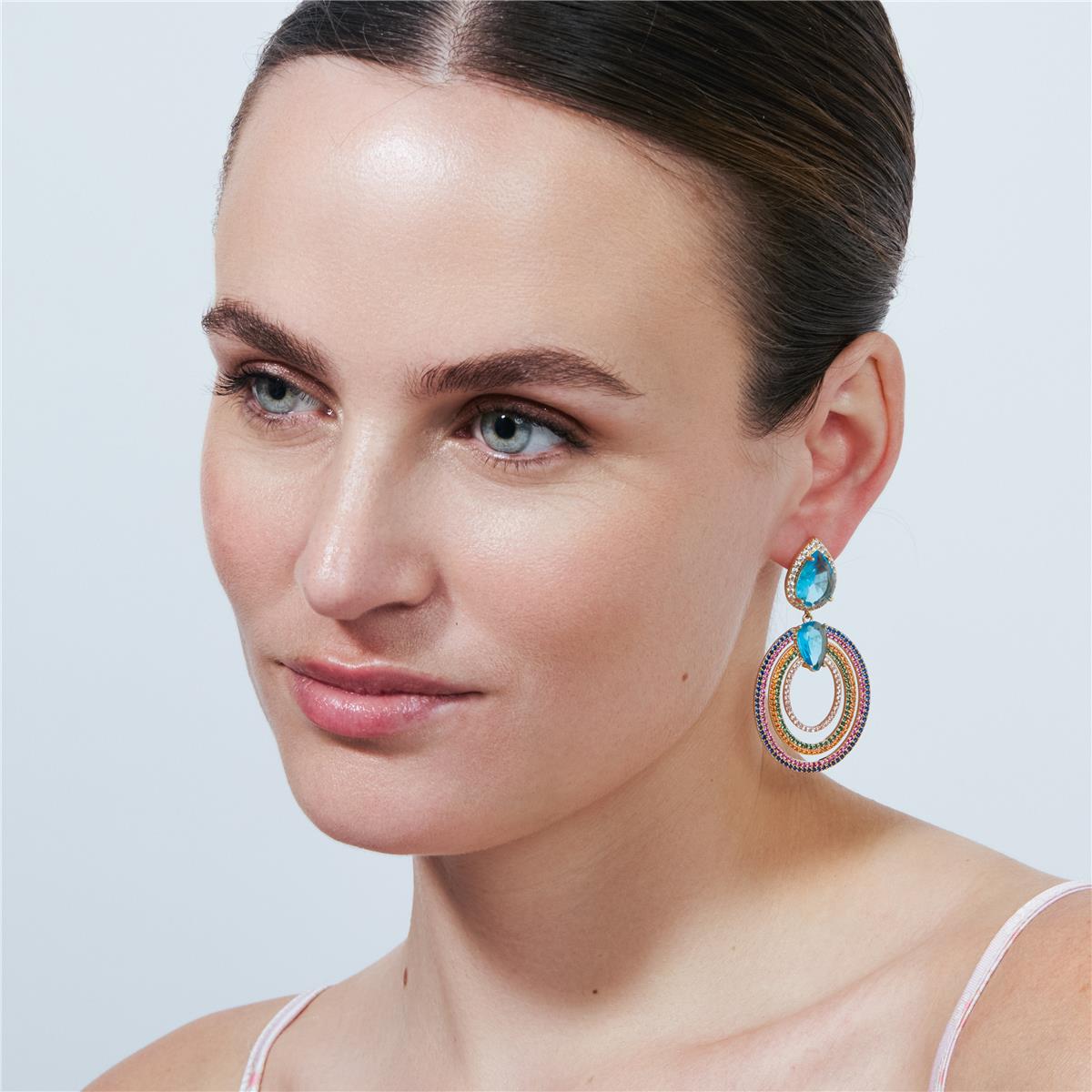 Lihly Ohrringe mit 18k Gelbgold-Finish - Lihly