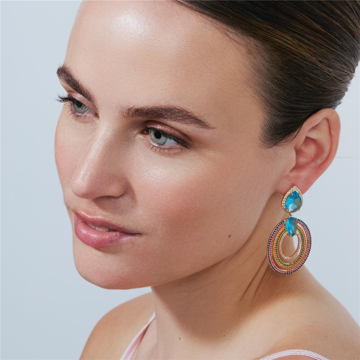 Lihly Ohrringe mit 18k Gelbgold-Finish - Lihly