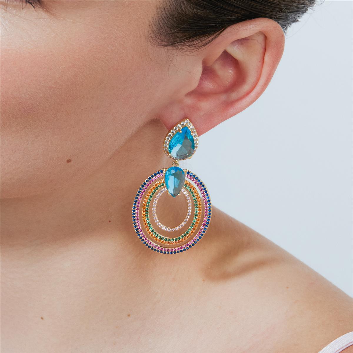 Lihly Ohrringe mit 18k Gelbgold-Finish - Lihly