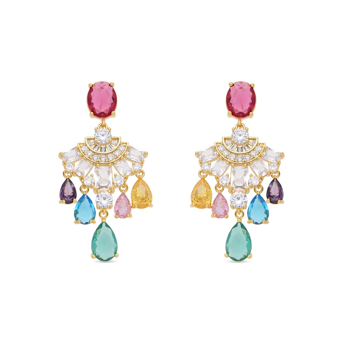 Bustsi Earrings 18k Yellow Gold Finish - Bustsi
