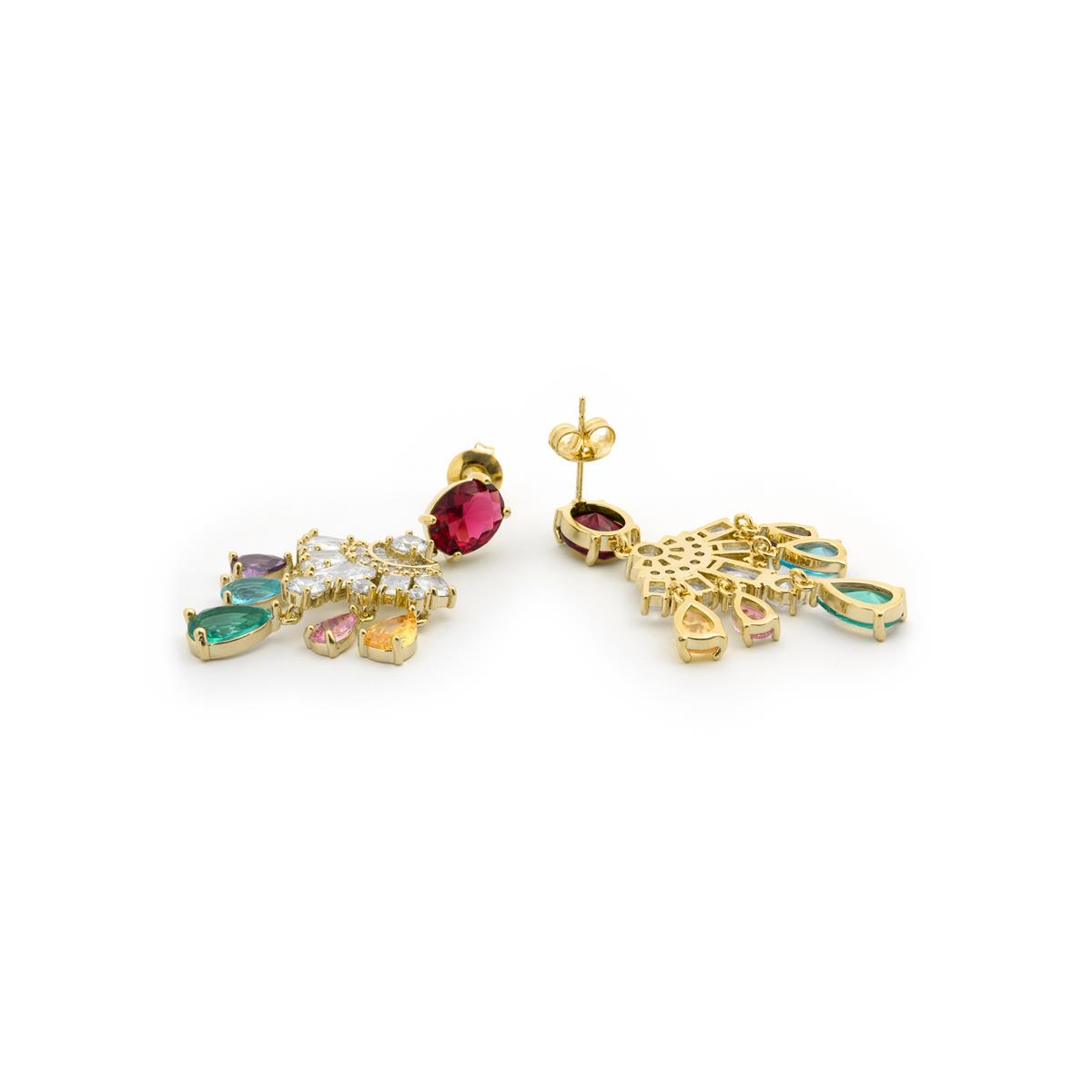 Bustsi Earrings 18k Yellow Gold Finish - Bustsi