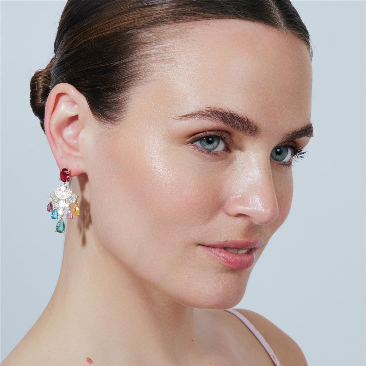 Bustsi Earrings 18k Yellow Gold Finish - Bustsi