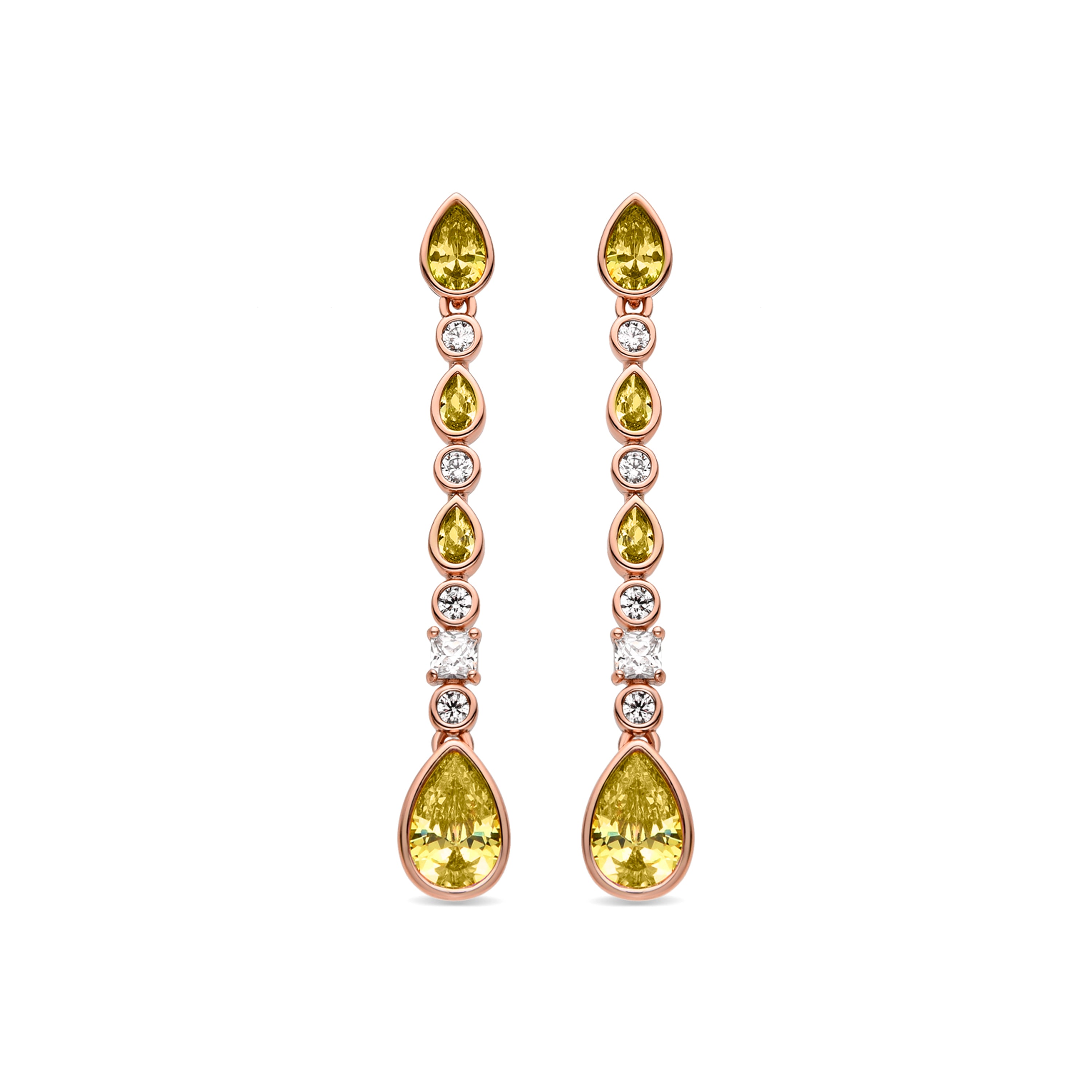 Pendientes Zalmoa acabado en oro 18k