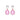 Boucles d'oreilles Layfa finies en or jaune 18 carats