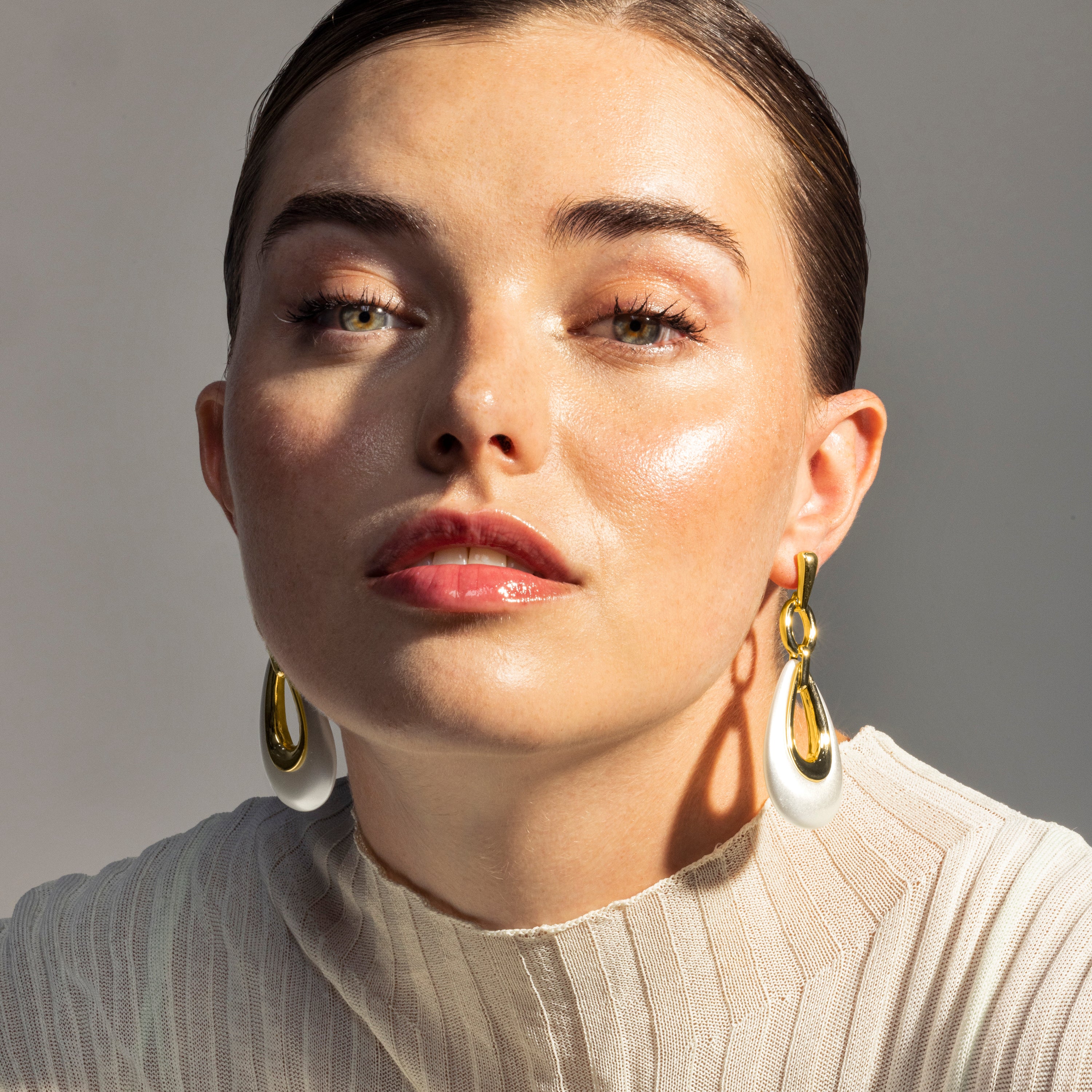 Orecchini finiti in oro giallo 18K - Humola