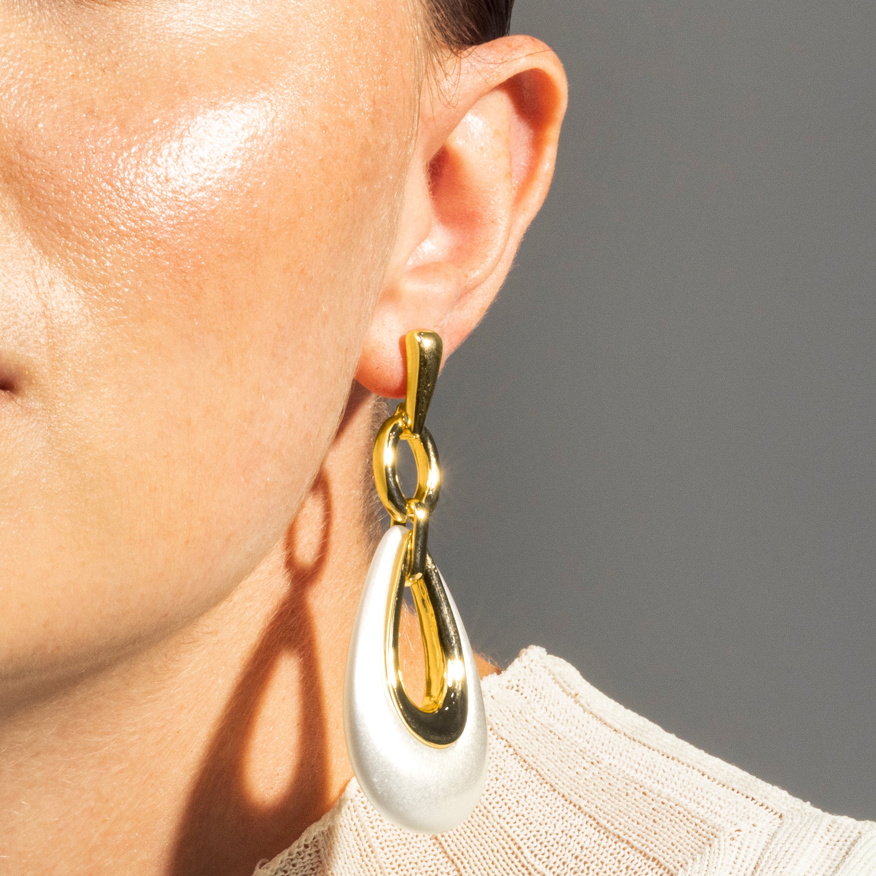 Orecchini finiti in oro giallo 18K - Humola