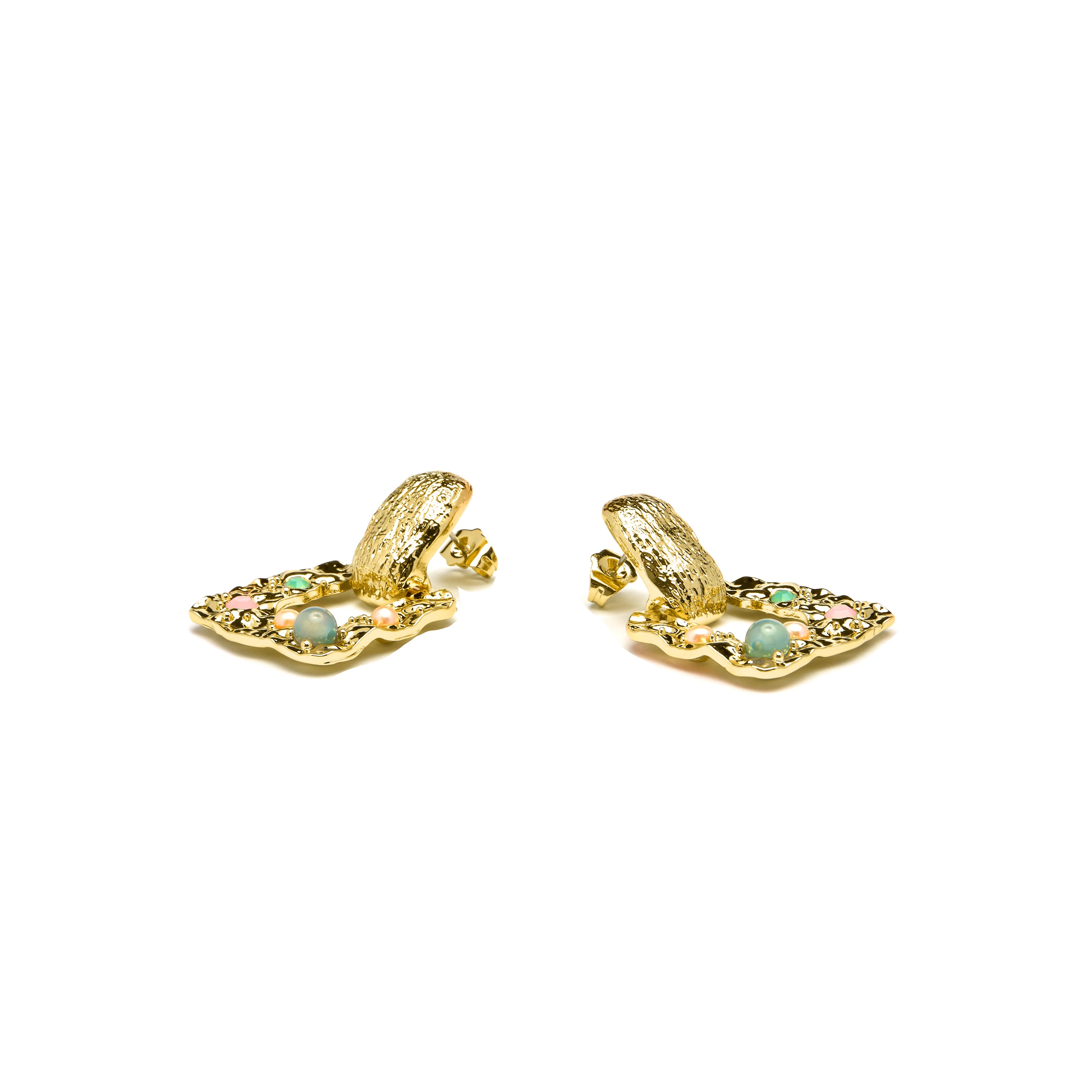 Orecchini finiti in oro giallo 18K - Paile
