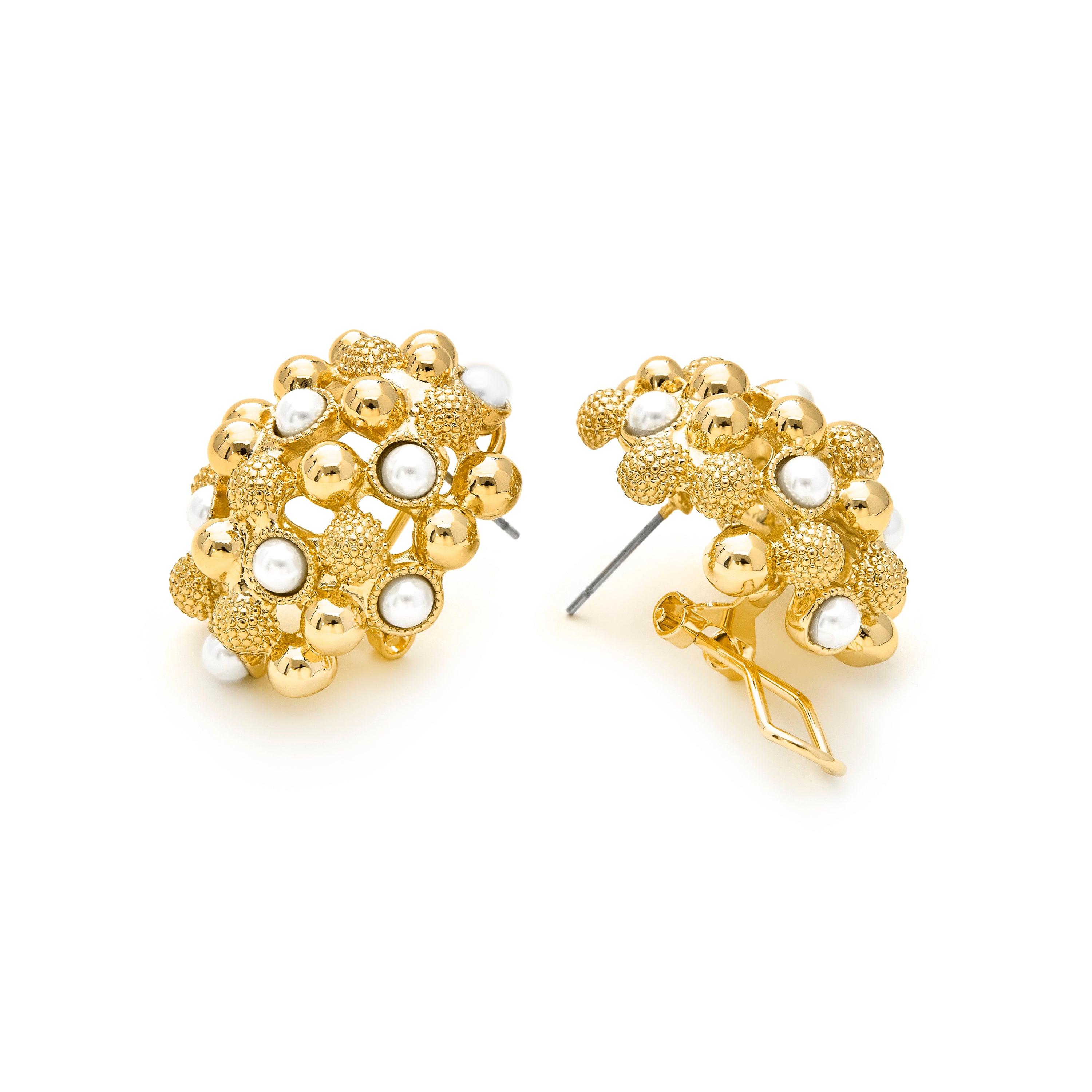 Pendientes acabado en oro amarillo 18K - Xiglor