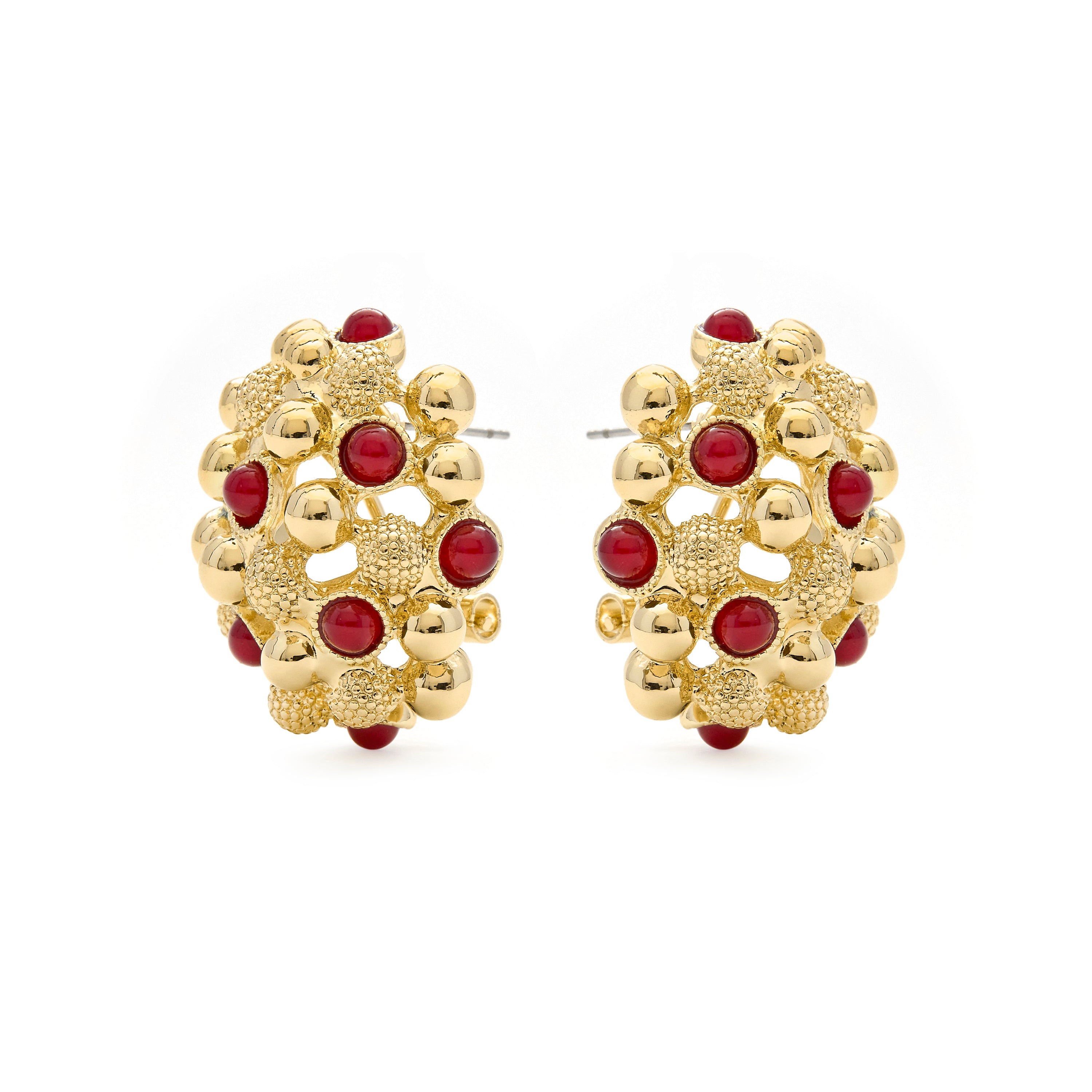 Pendientes acabado en oro amarillo 18K - Xiglor