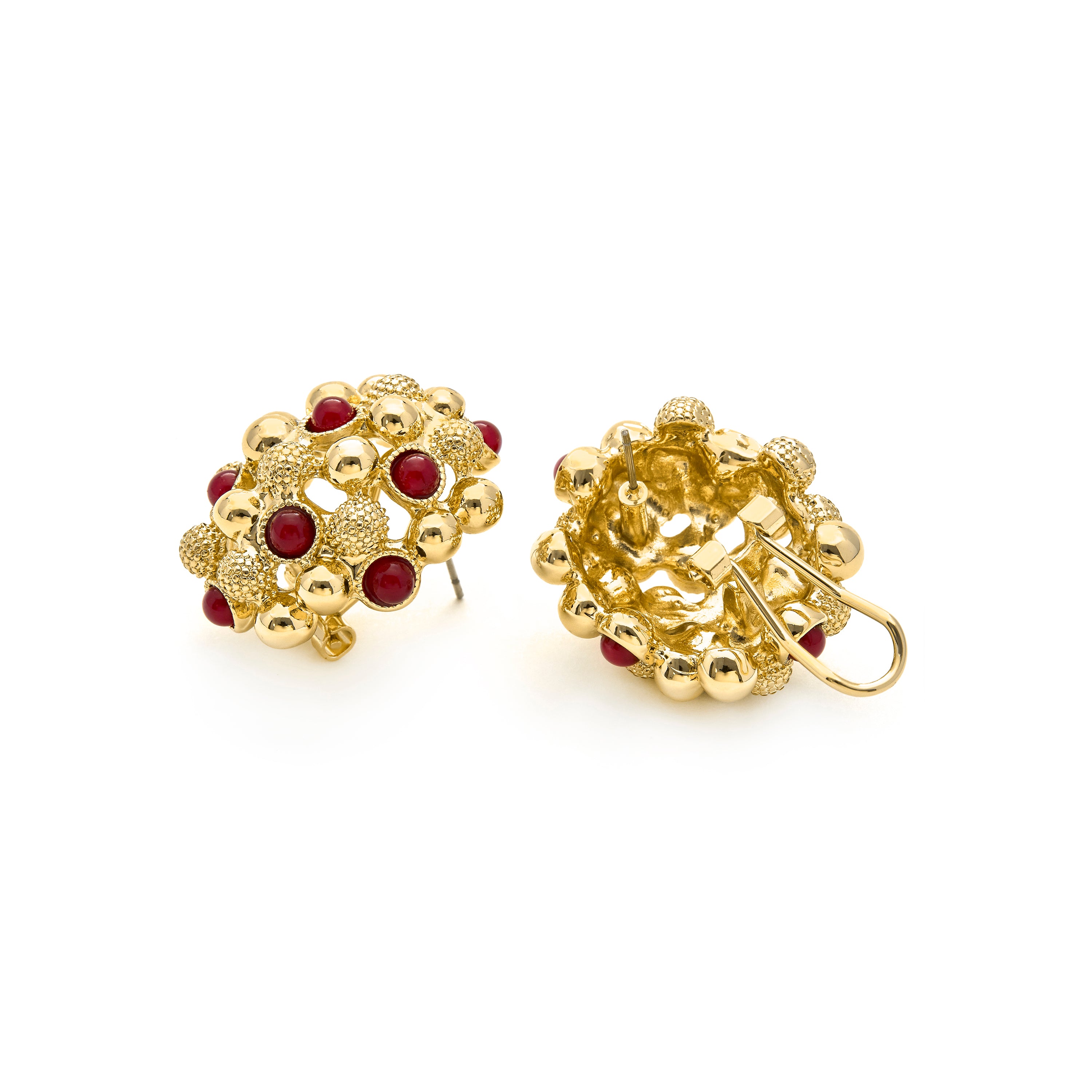 Pendientes acabado en oro amarillo 18K - Xiglor