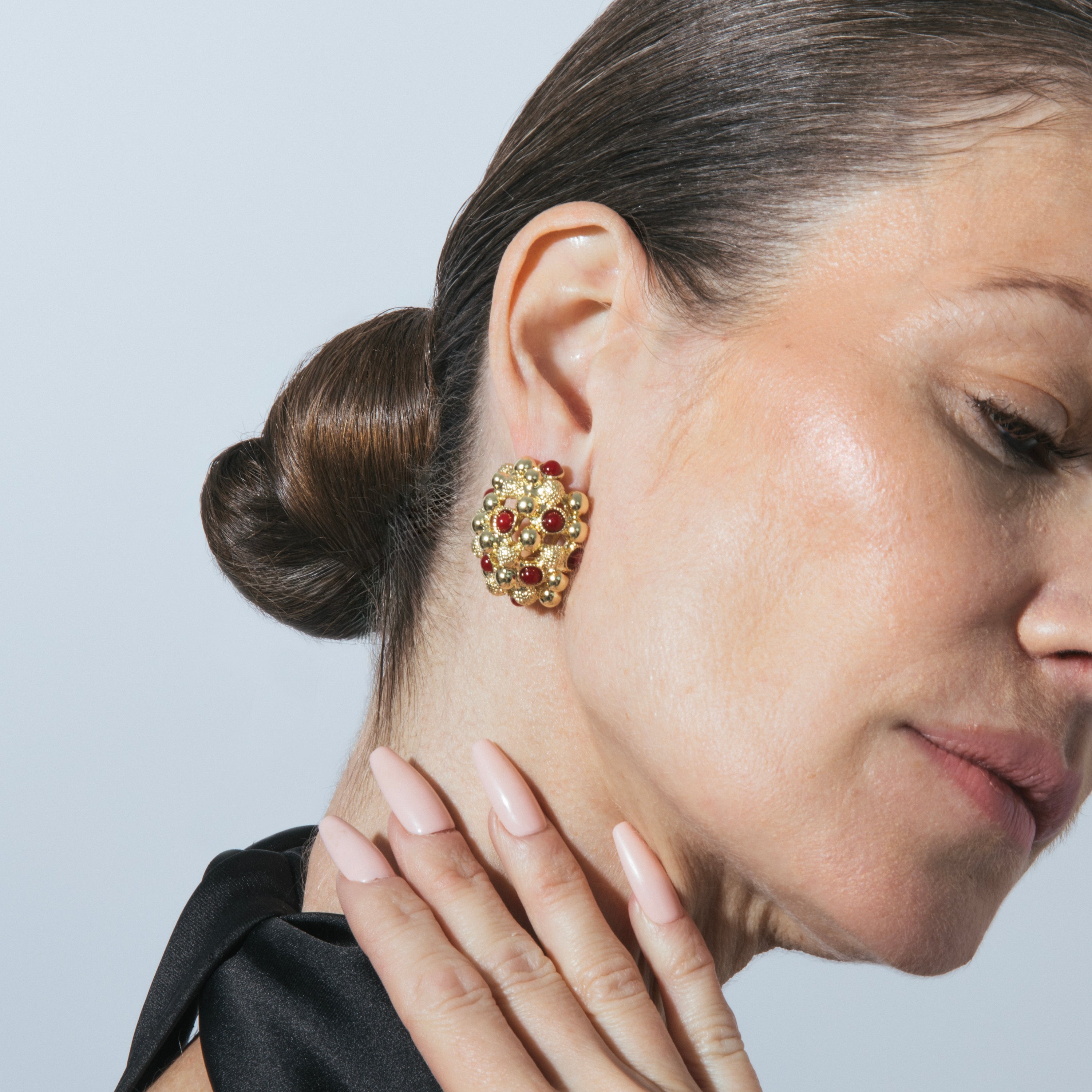 Pendientes acabado en oro amarillo 18K - Xiglor