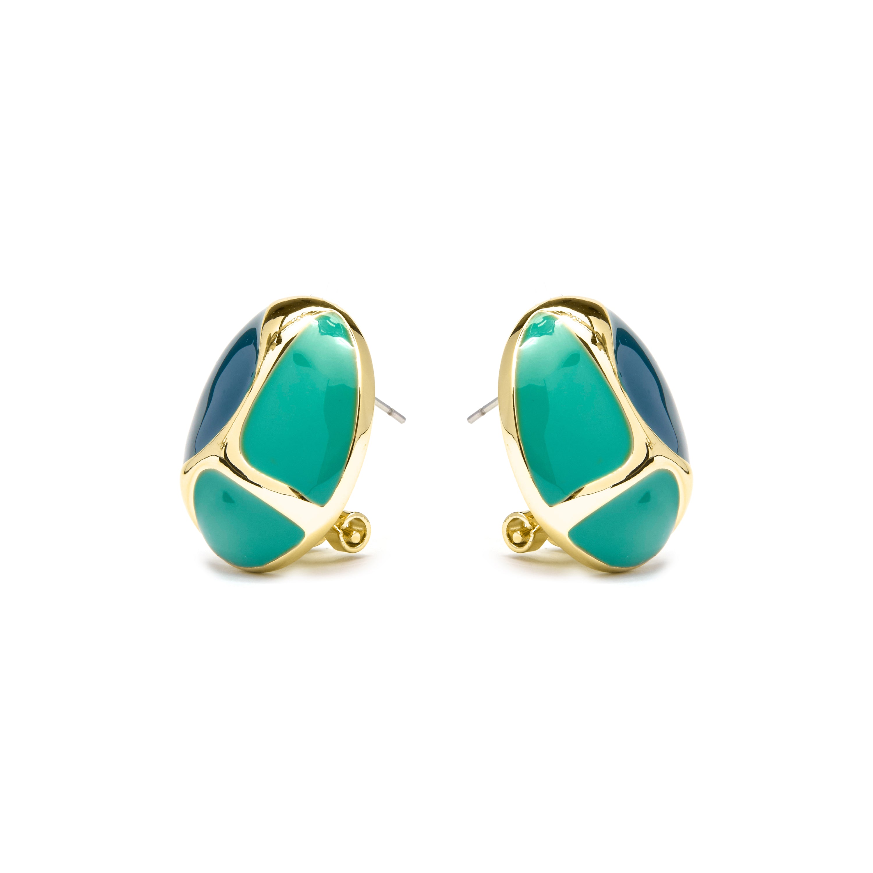 Earrings finished in 18K yellow gold - Iofes
