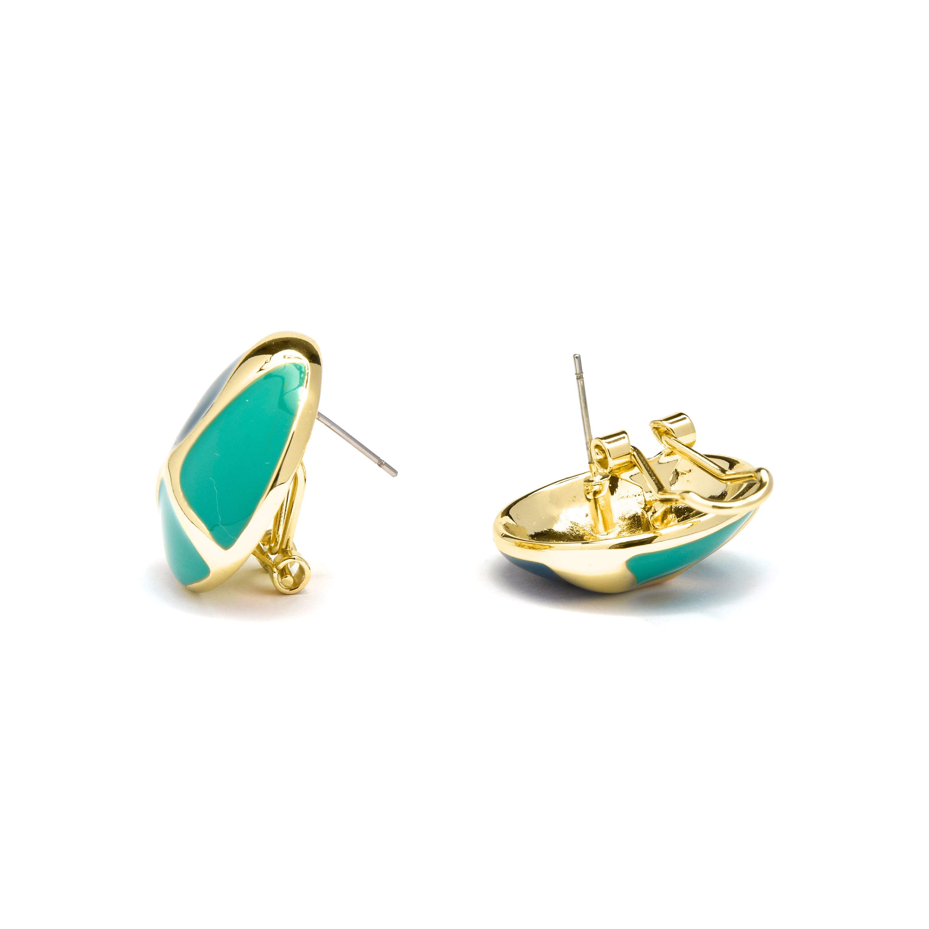 Earrings finished in 18K yellow gold - Iofes