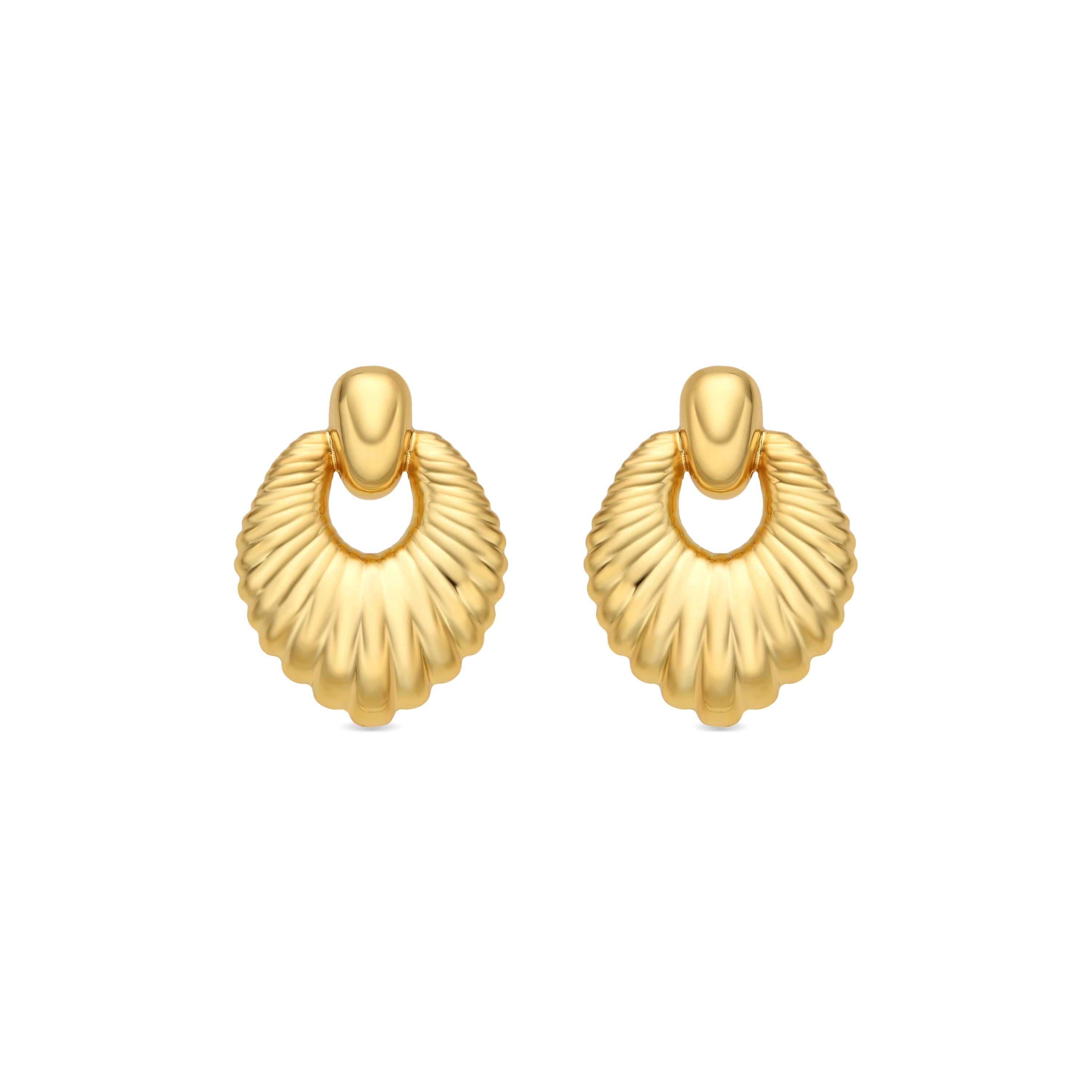 Ohrringe mit 18k Gelbgold-Finish - Rajba