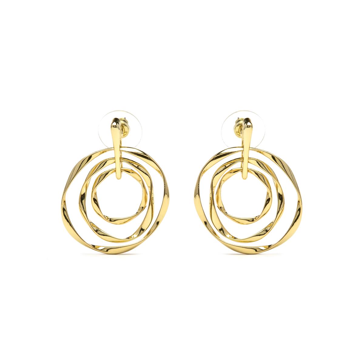 Earrings with 18k yellow gold finish - Daban