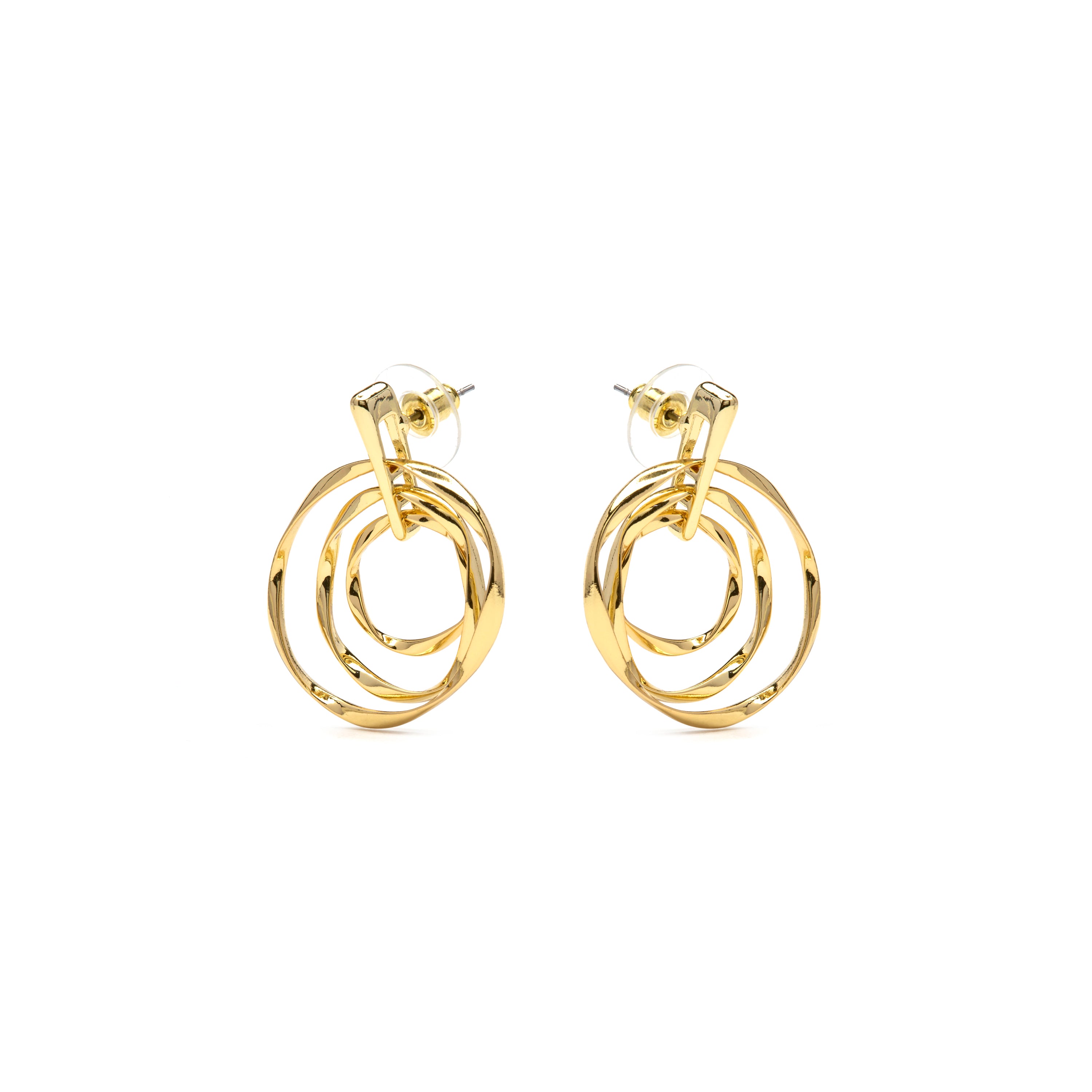 Earrings with 18k yellow gold finish - Daban