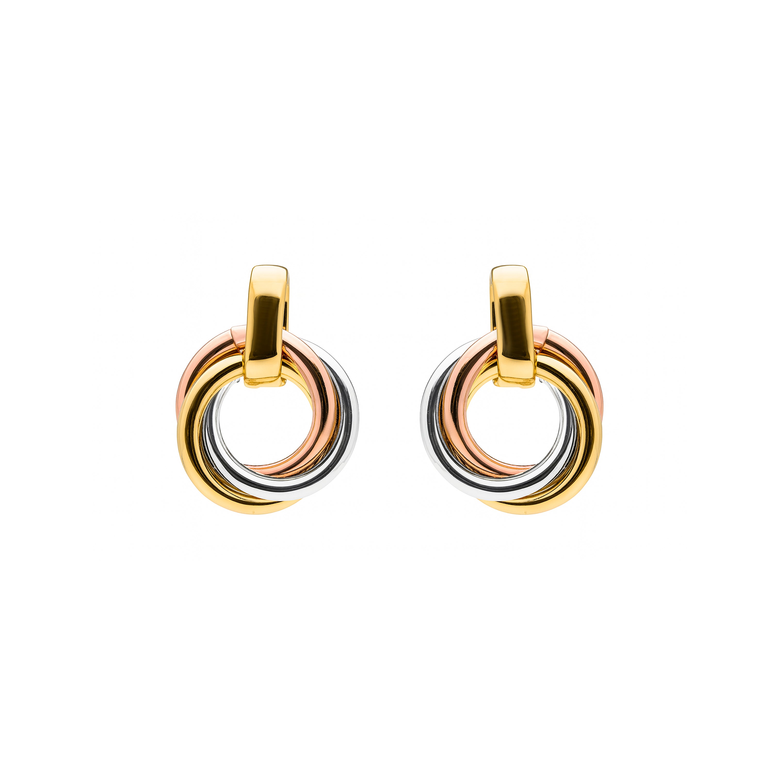 Ohrringe mit 18k Gelbgold-Finish - Zenrah