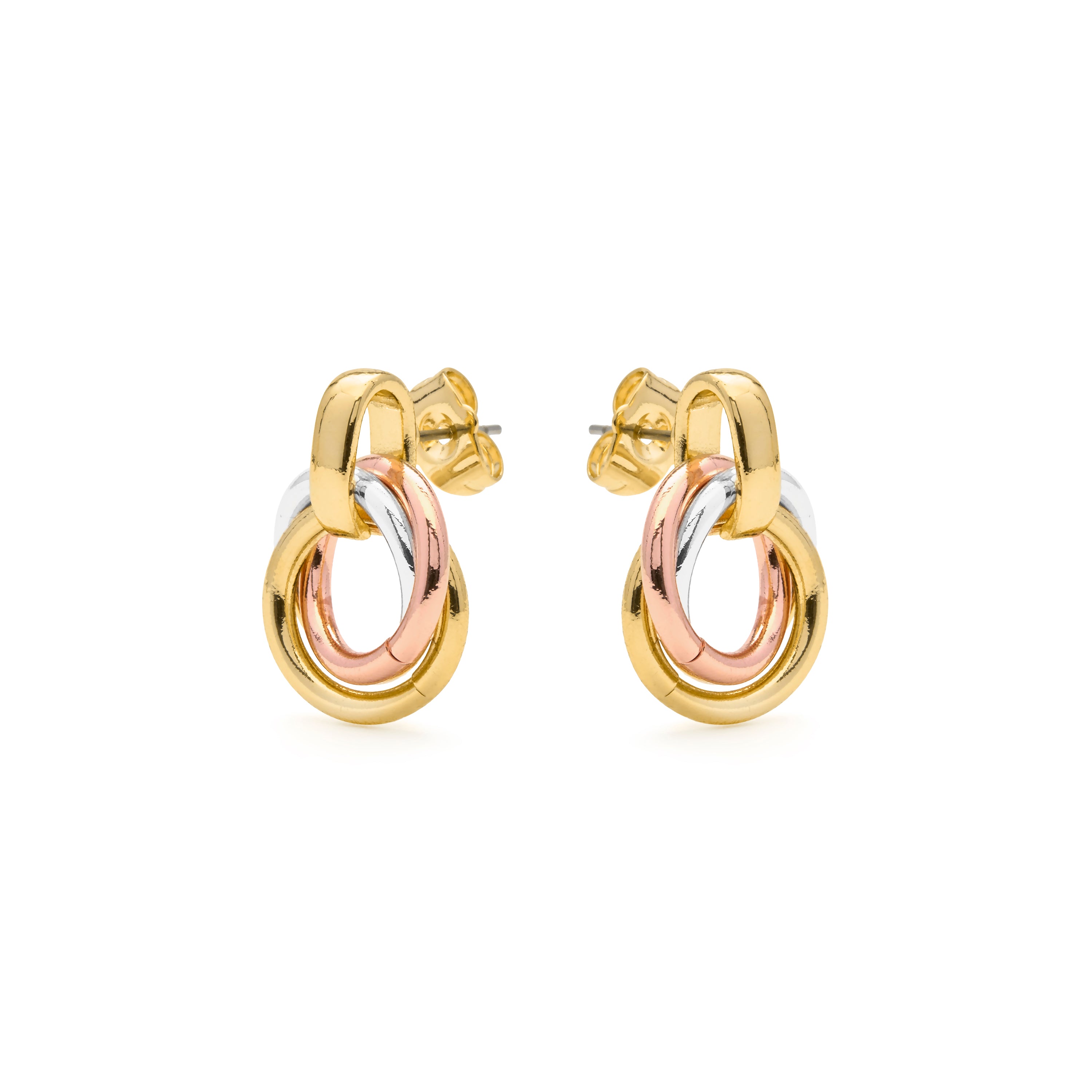 Ohrringe mit 18k Gelbgold-Finish - Zenrah