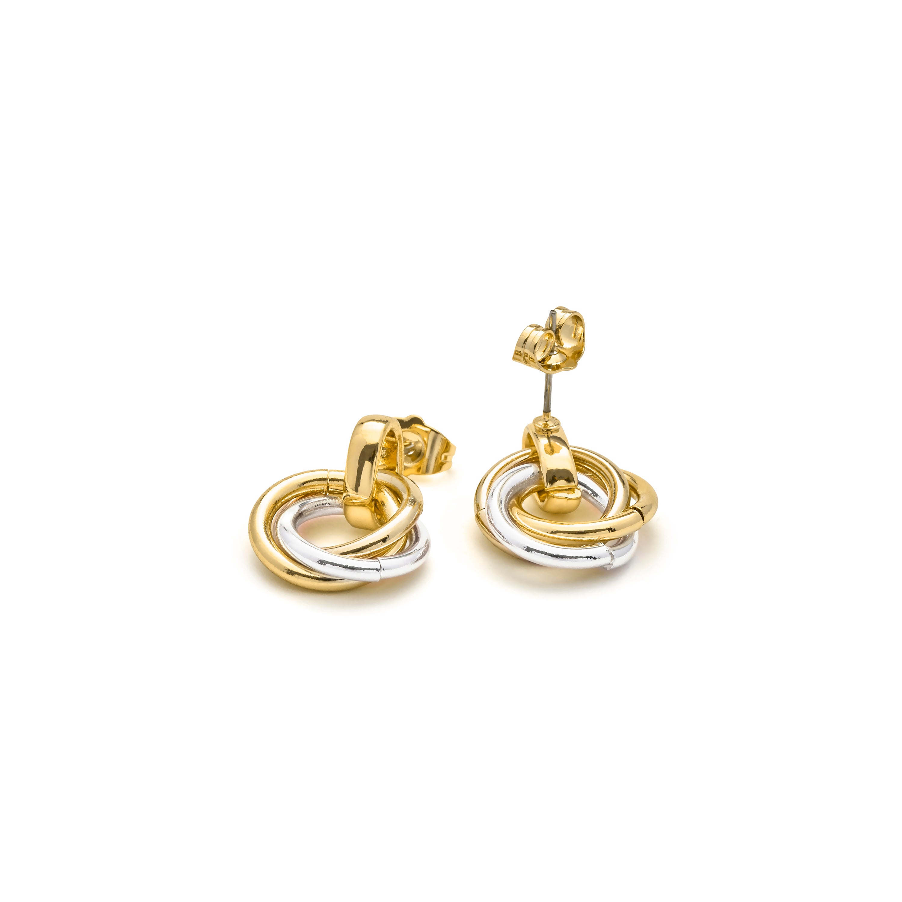Ohrringe mit 18k Gelbgold-Finish - Zenrah