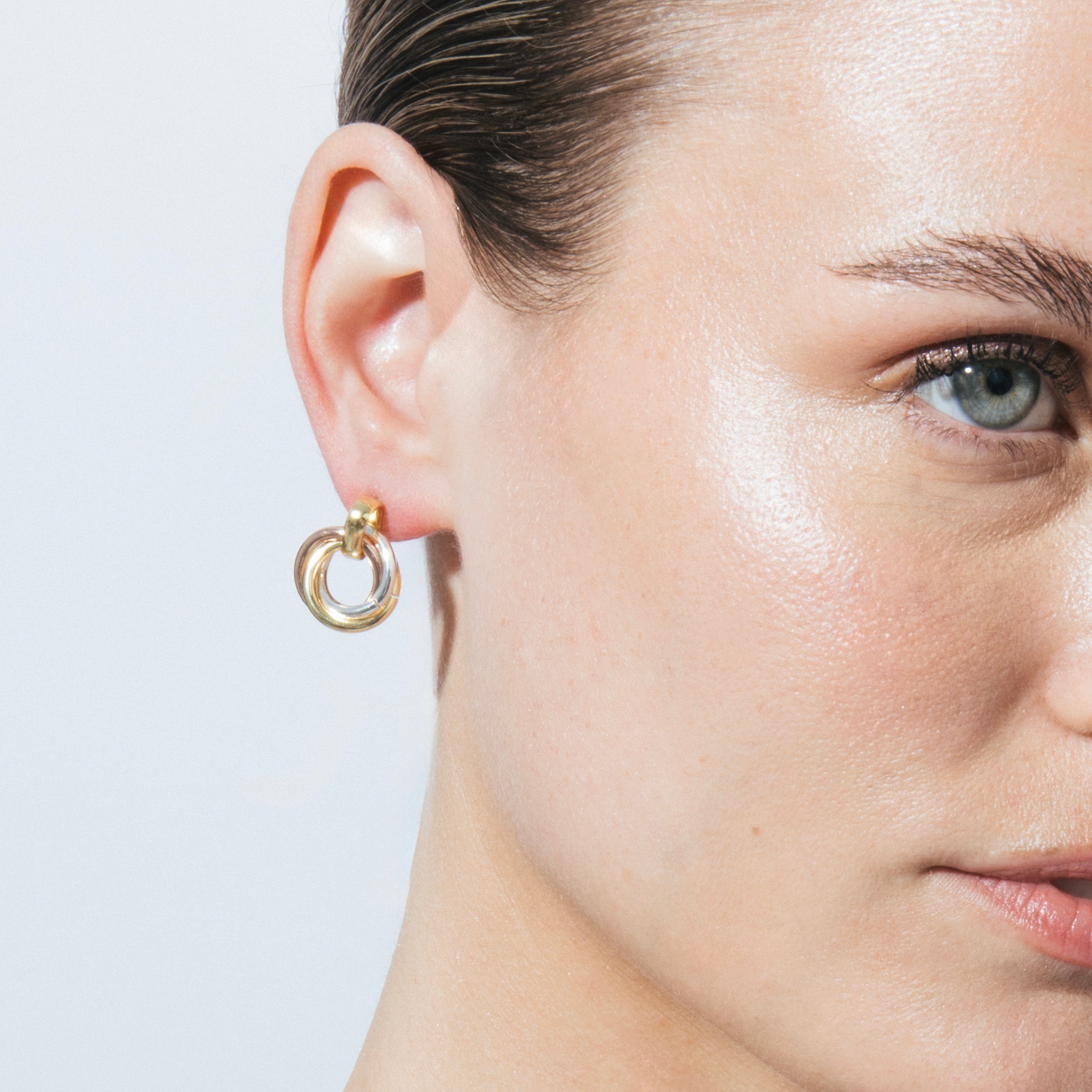 Ohrringe mit 18k Gelbgold-Finish - Zenrah