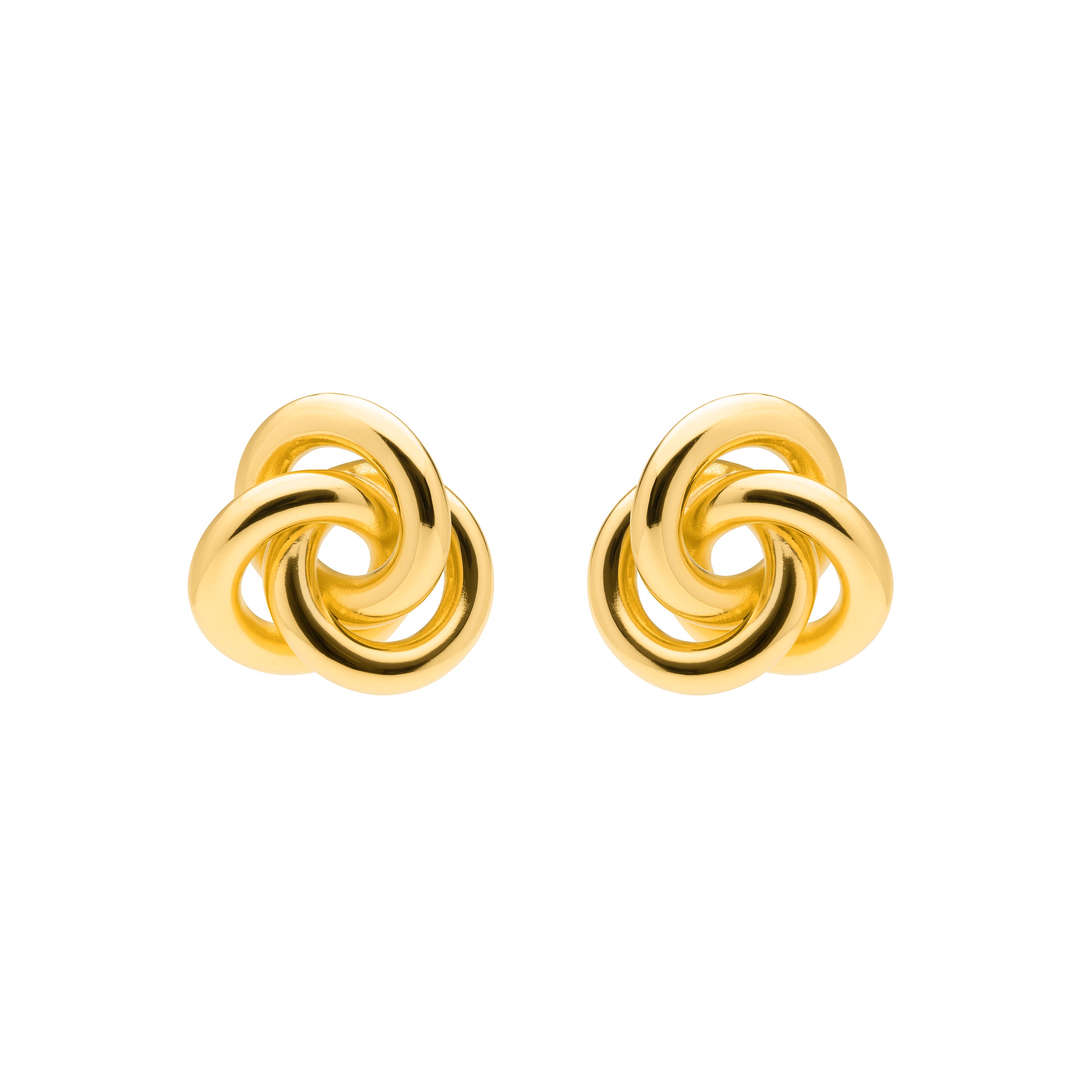 Brincos acabamento em ouro amarelo 18k - Atoe