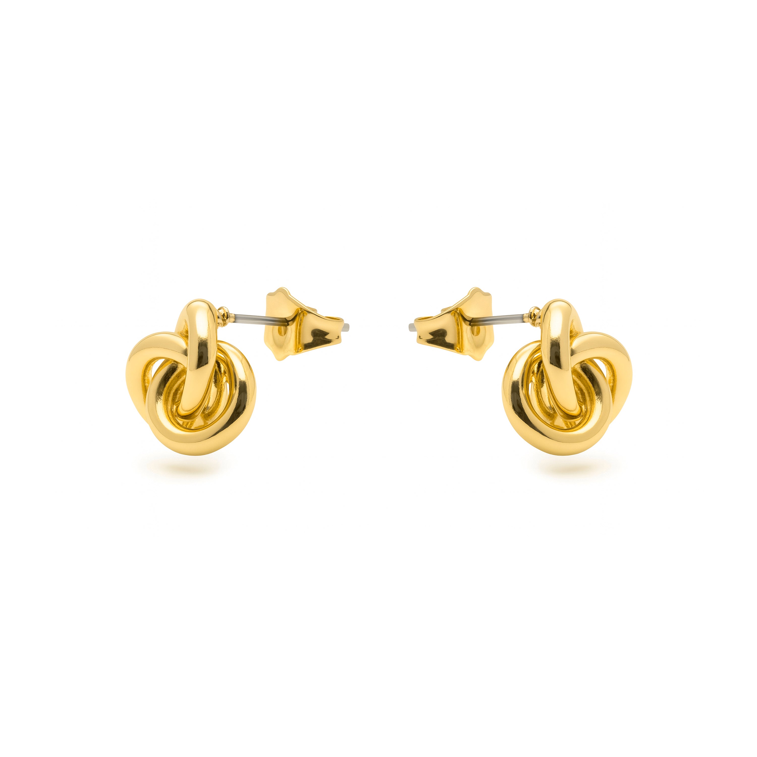 Brincos acabamento em ouro amarelo 18k - Atoe