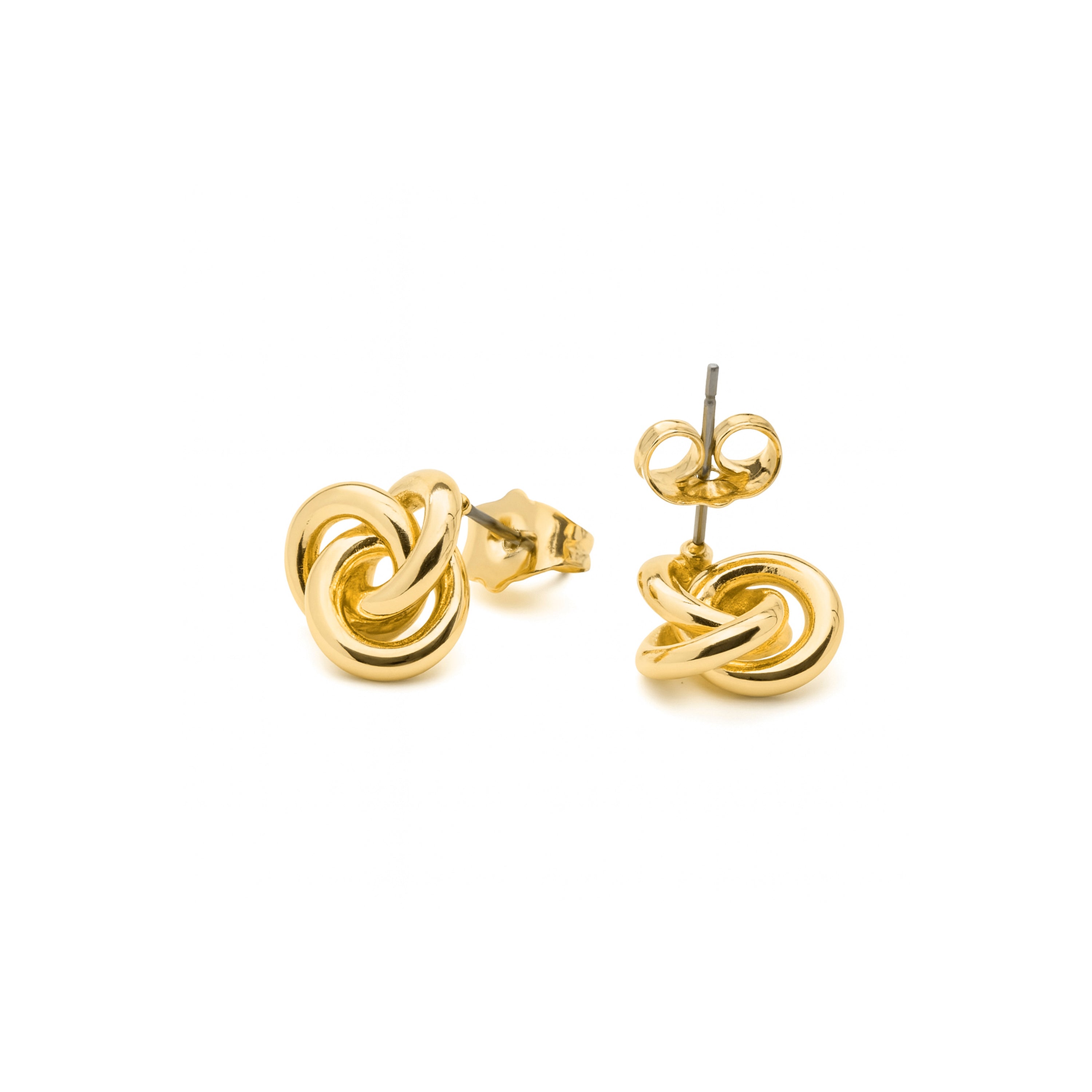 Brincos acabamento em ouro amarelo 18k - Atoe