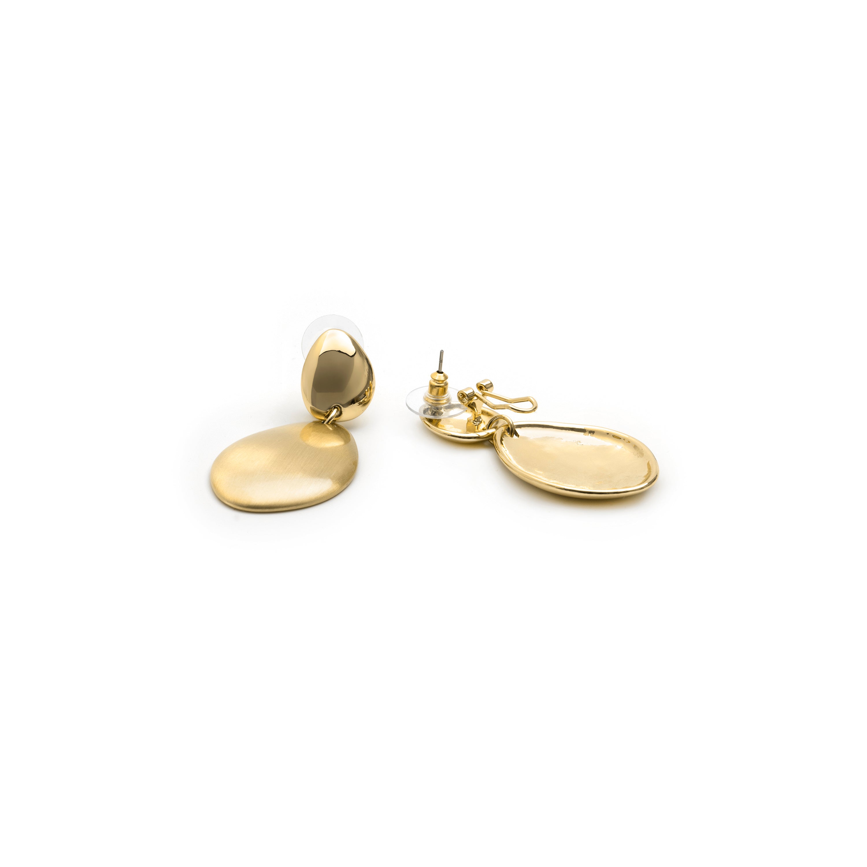 Boucles d'oreilles finition or jaune 18 carats - Biona