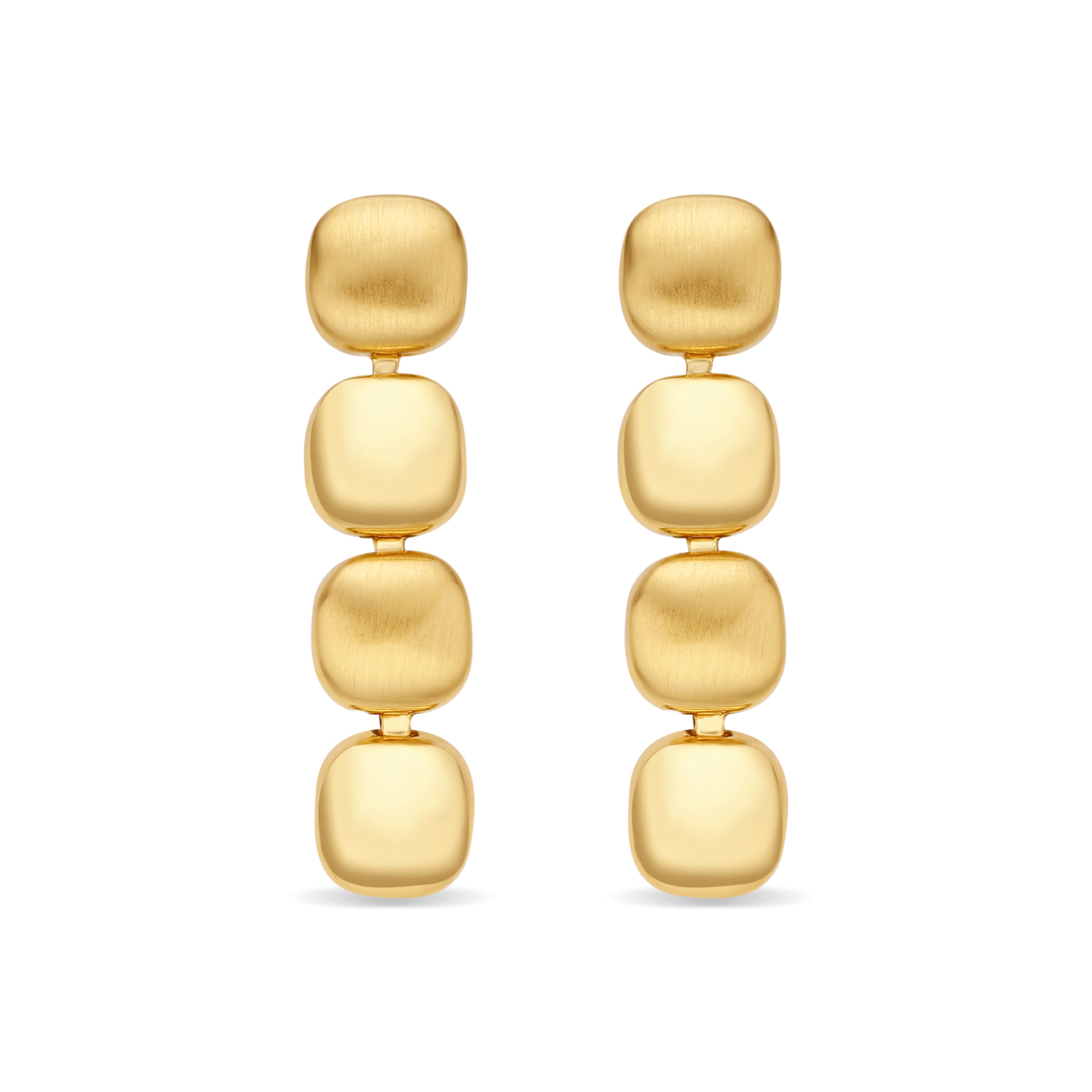 Ohrringe mit 18k Gelbgold-Finish - Edma